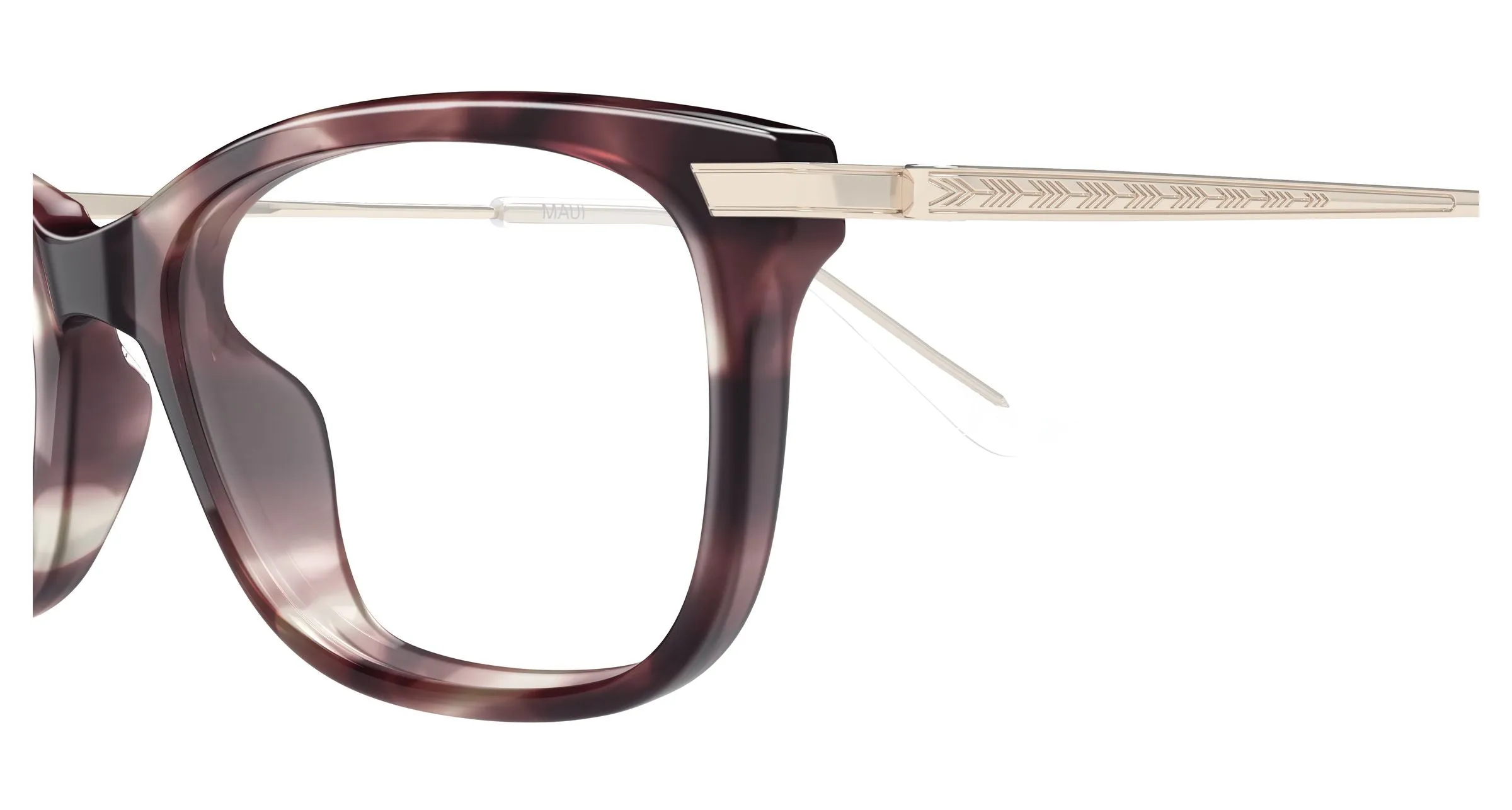 Maui Jim MJ2183O 003 Montature da vista Acetato Havana Trasparente Squadrata - immagine 3