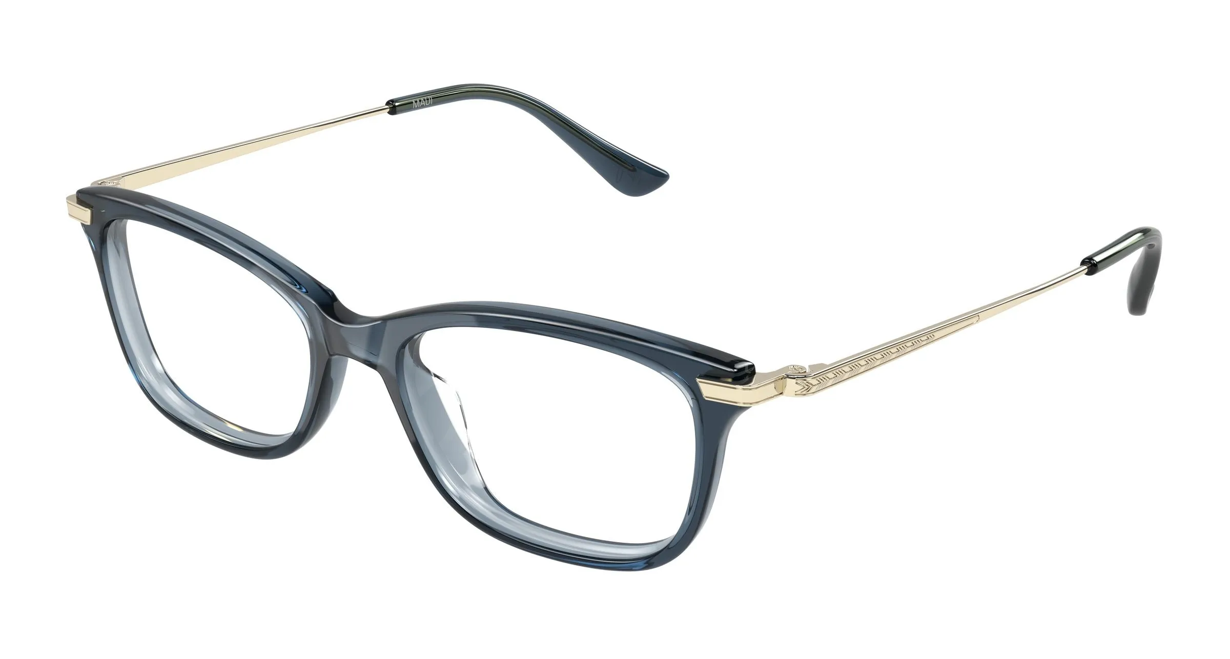 Maui Jim MJ2182O 003 Montature da vista Acetato Grigio Trasparente Squadrata - immagine 1
