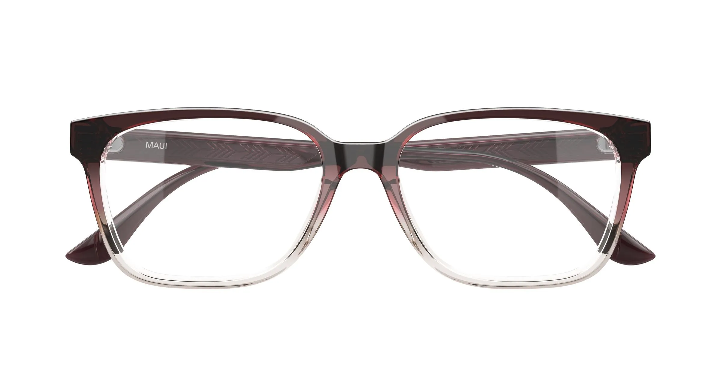 Maui Jim MJ2178O 004 Montature da vista Acetato Viola Trasparente Squadrata - immagine 2
