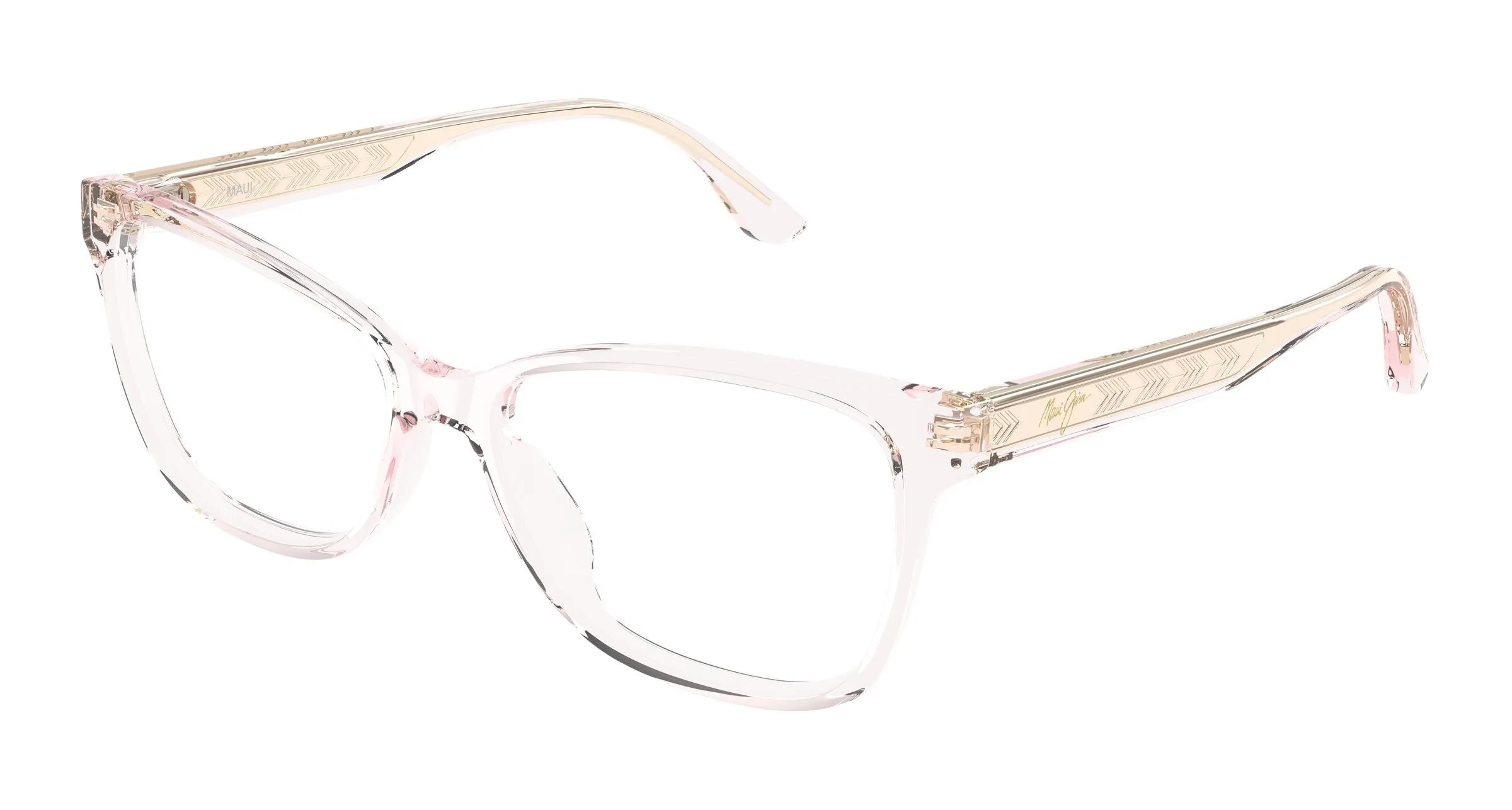 Maui Jim MJ2175O 002 Montature da vista Acetato Rosa Trasparente Cat Eye - immagine 1