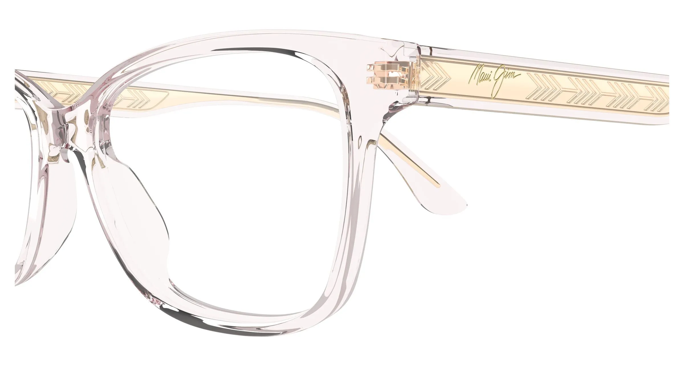 Maui Jim MJ2175O 002 Montature da vista Acetato Rosa Trasparente Cat Eye - immagine 3