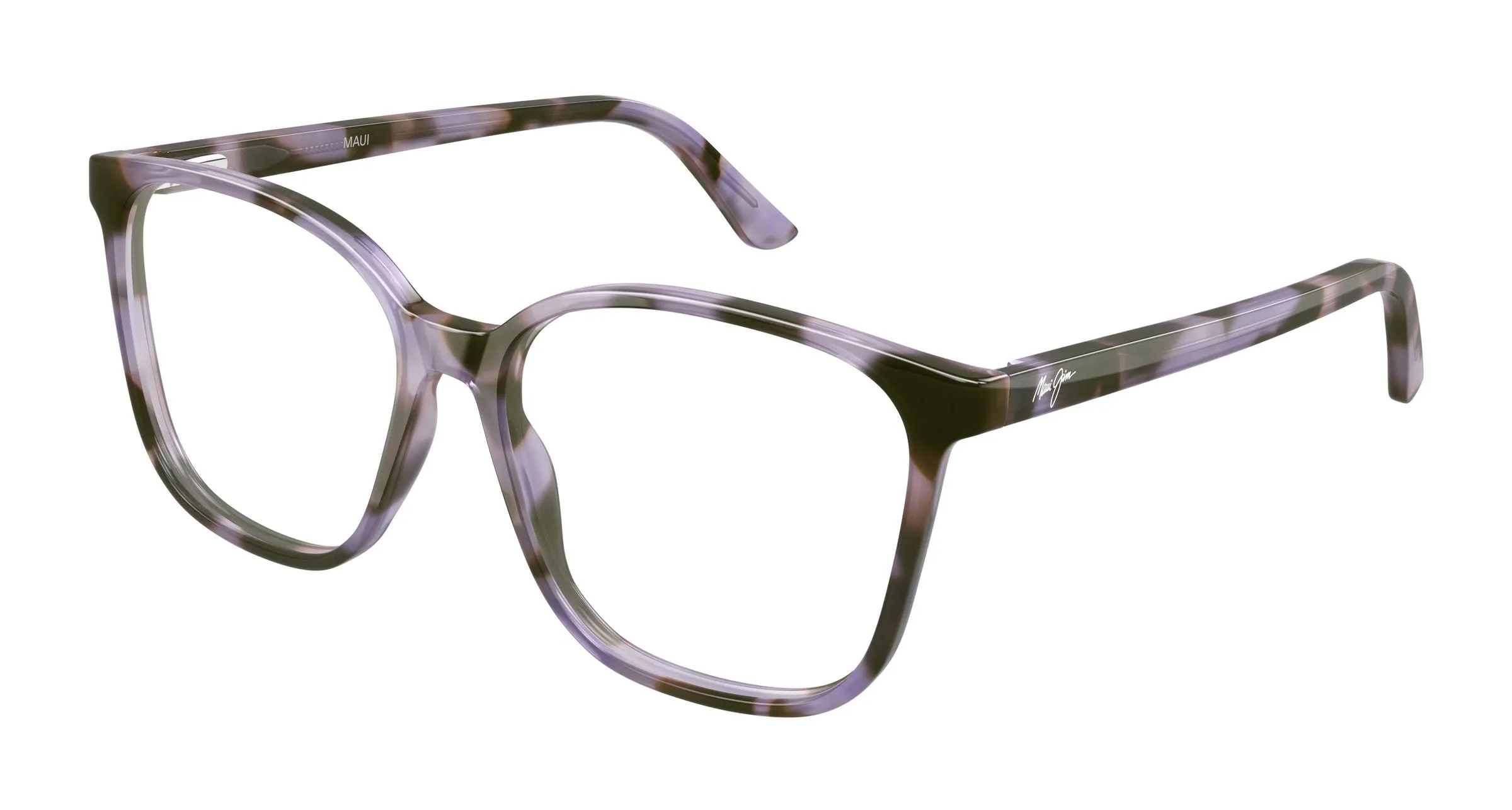 Maui Jim MJ2172O 002 Montature da vista Acetato Havana Trasparente Cat Eye - immagine 1