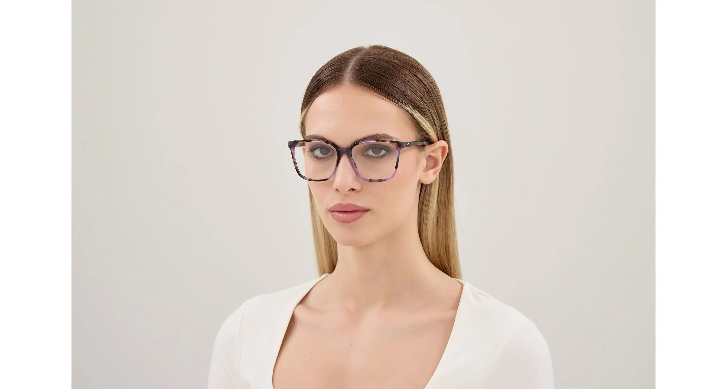 Maui Jim MJ2172O 002 Montature da vista Acetato Havana Trasparente Cat Eye - immagine 4