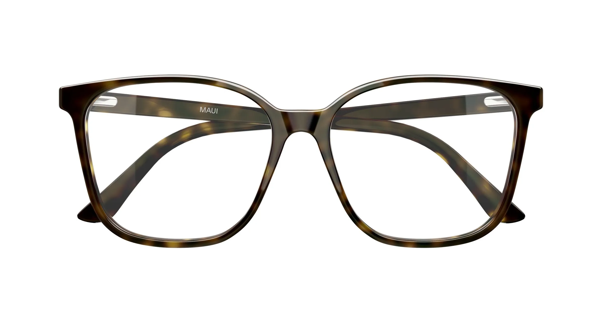 Maui Jim MJ2172O 001 Montature da vista Acetato Havana Trasparente Cat Eye - immagine 2