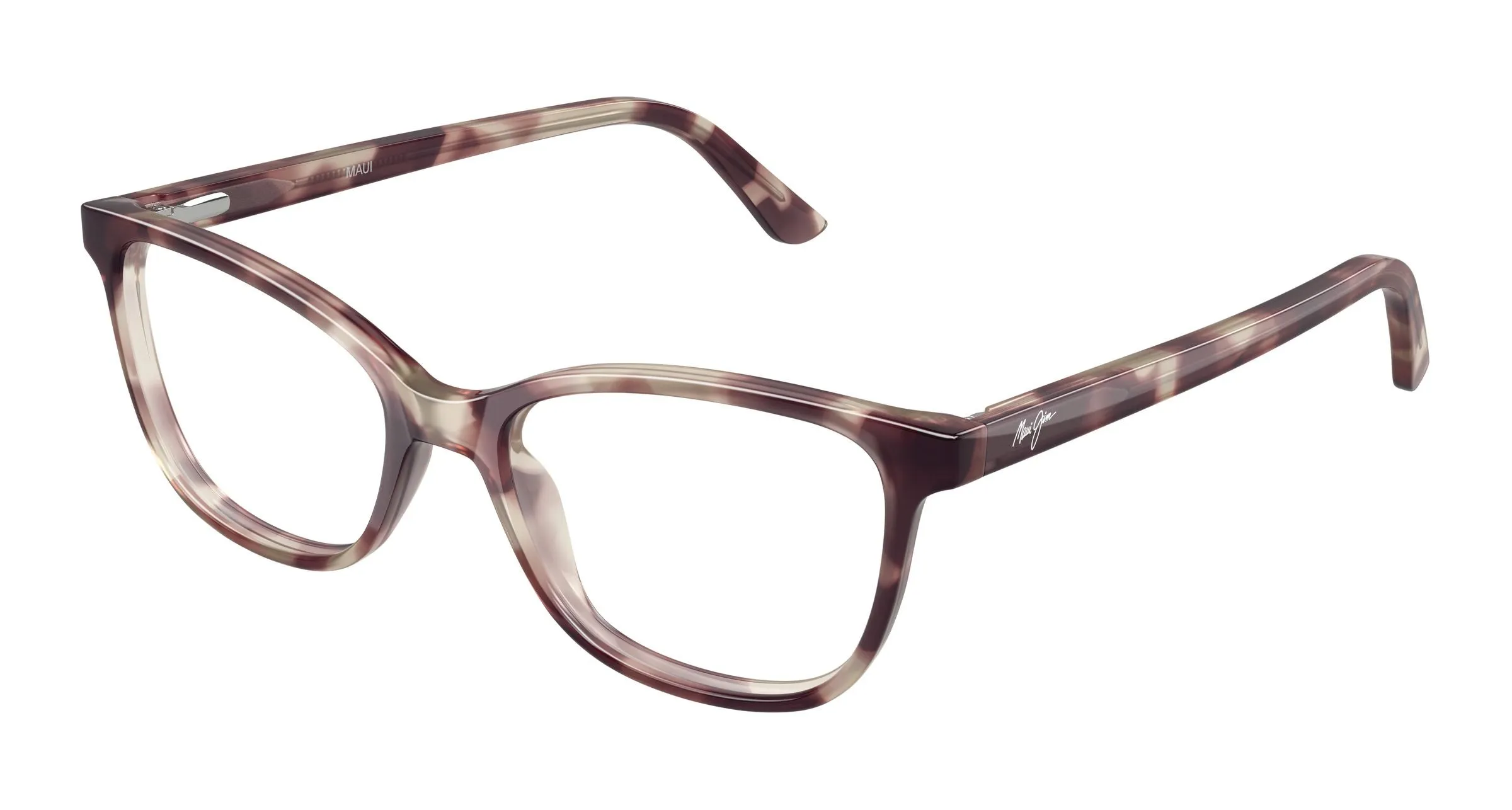 Maui Jim MJ2171O 002 Montature da vista Acetato Havana Trasparente Cat Eye - immagine 1