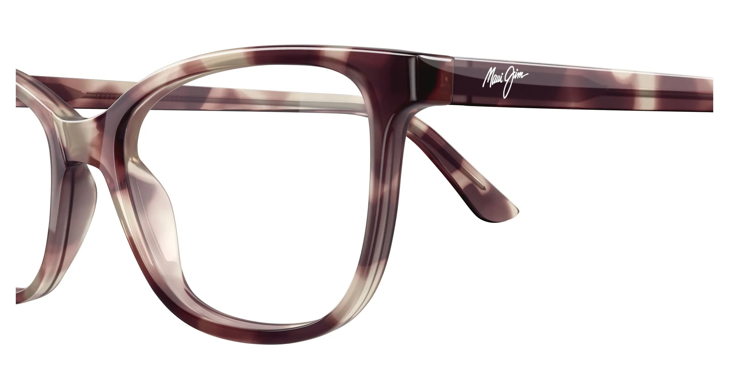 Maui Jim MJ2171O 002 Montature da vista Acetato Havana Trasparente Cat Eye - immagine 3
