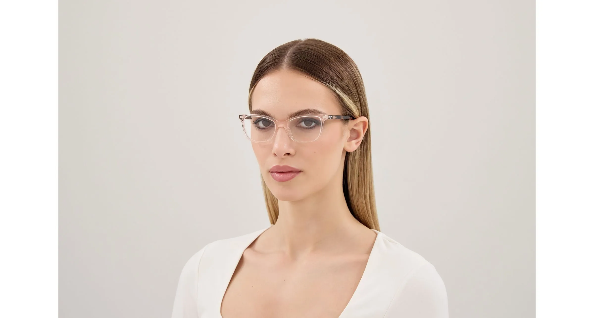Maui Jim MJ2170O 003 Montature da vista Acetato Rosa Trasparente Cat Eye - immagine 4