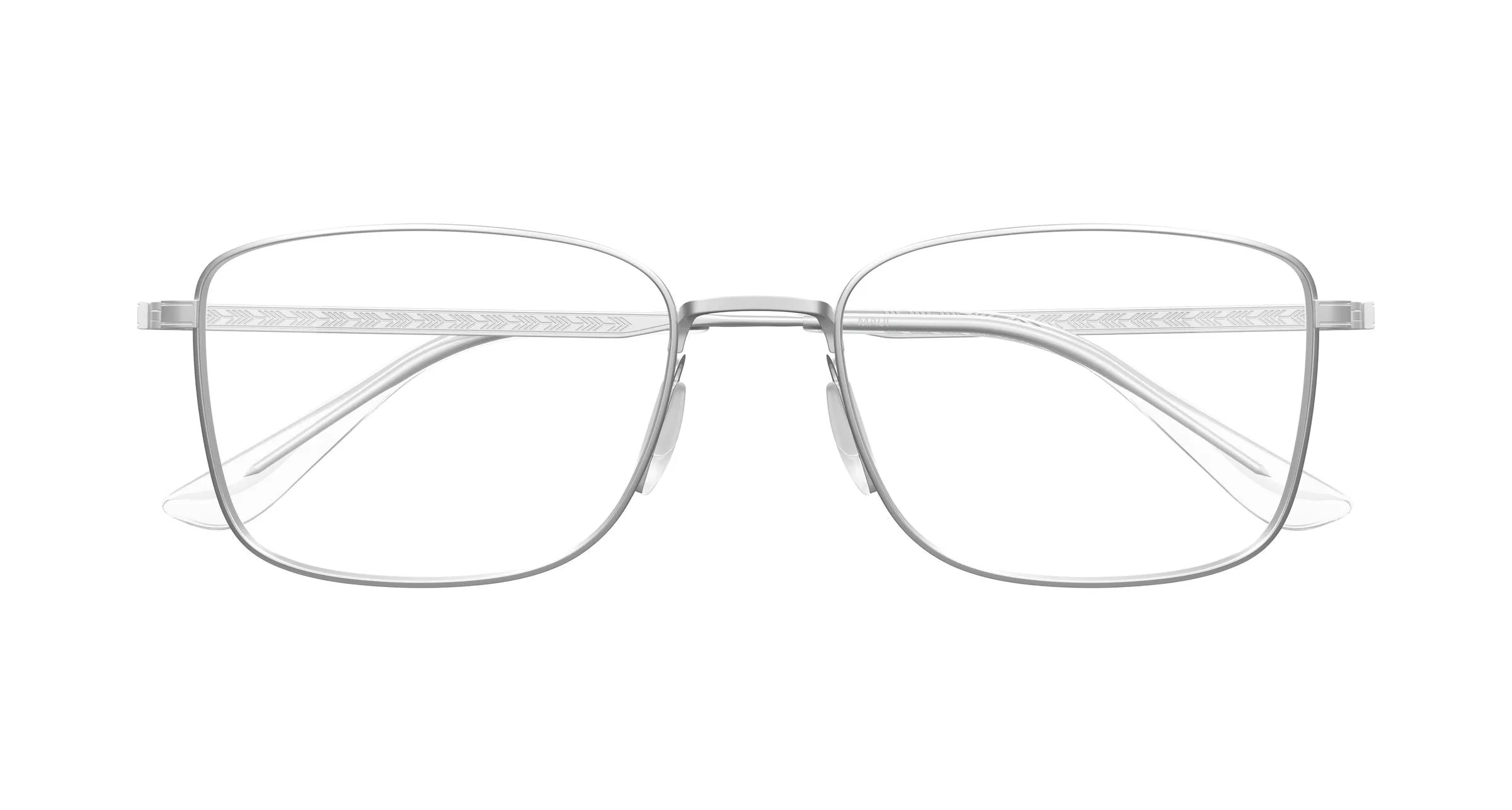 Maui Jim MJ2168O 004 Montature da vista Titanio Argento Trasparente Squadrata - immagine 2