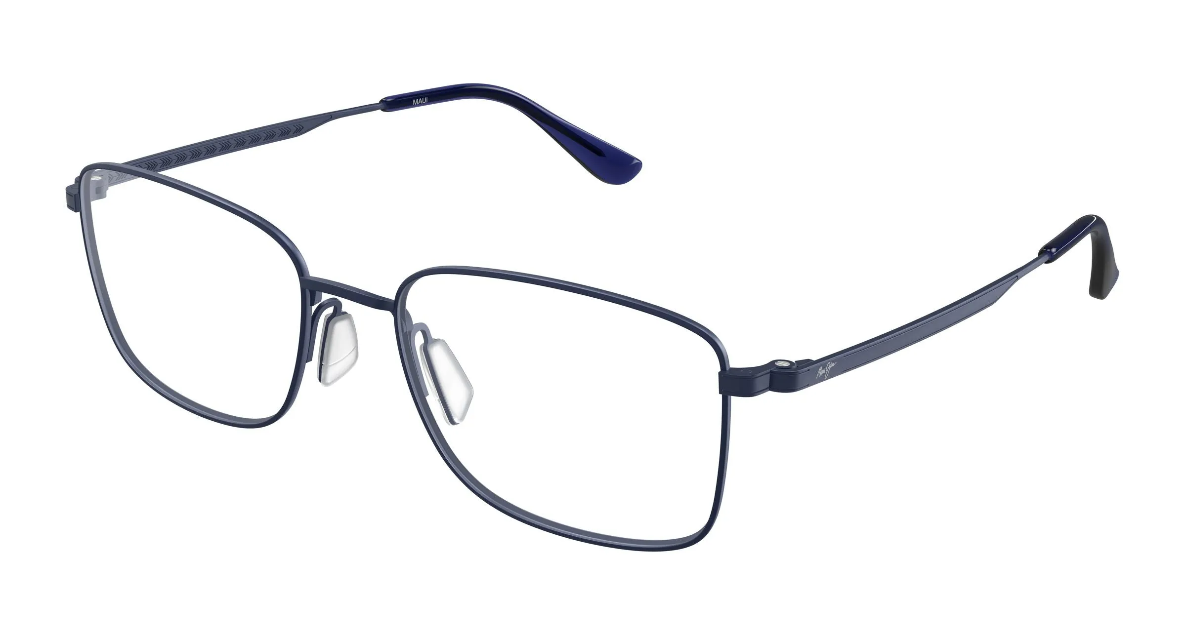 Maui Jim MJ2168O 003 Montature da vista Titanio Blu Trasparente Squadrata - immagine 1