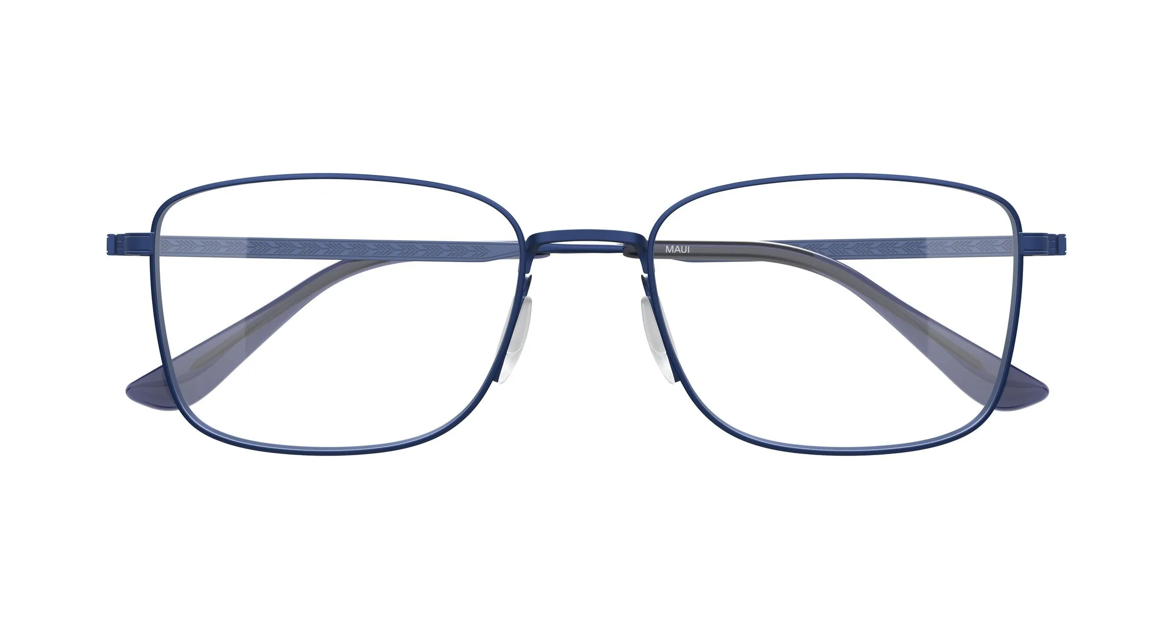 Maui Jim MJ2168O 003 Montature da vista Titanio Blu Trasparente Squadrata - immagine 2
