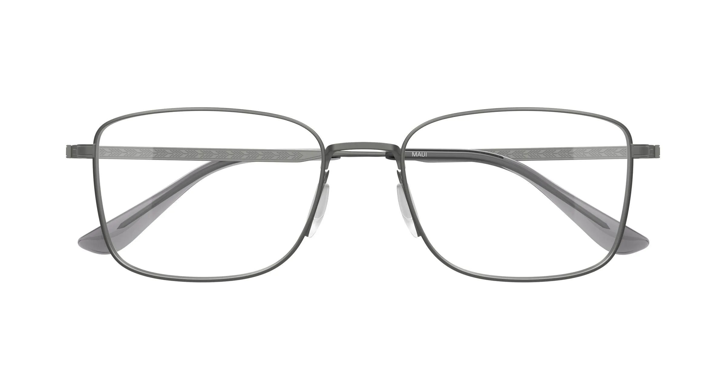 Maui Jim MJ2168O 001 Montature da vista Titanio Rutenio Trasparente Squadrata - immagine 2
