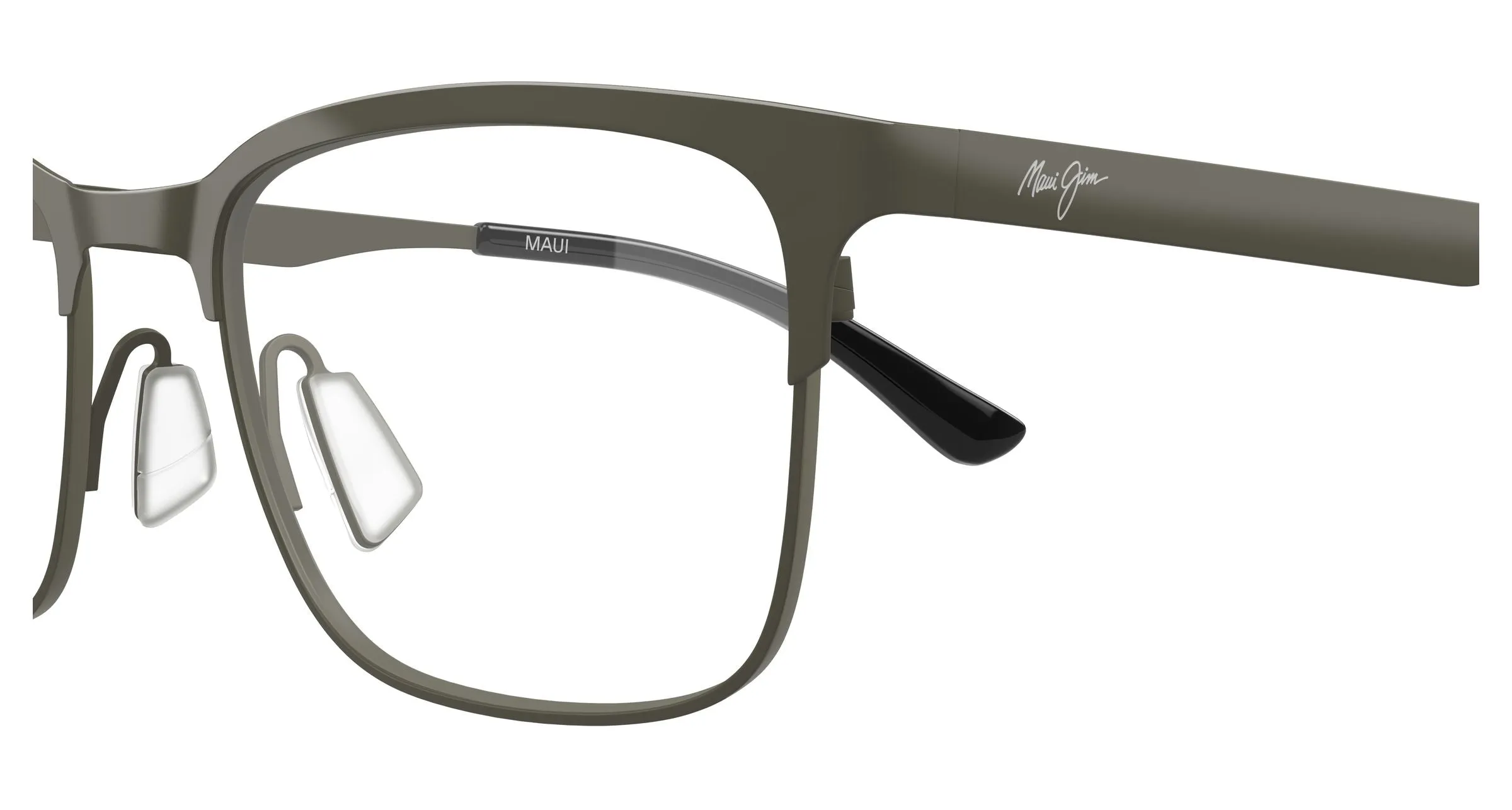 Maui Jim MJ2165O 004 Montature da vista Metallo Verde Trasparente Squadrata - immagine 3