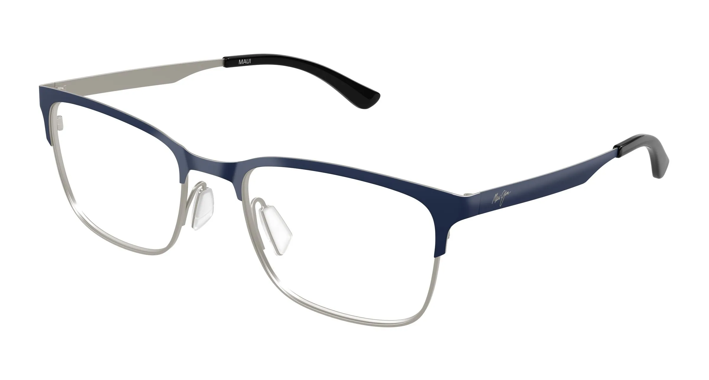 Maui Jim MJ2164O 003 Montature da vista Metallo Blu Trasparente Squadrata - immagine 1