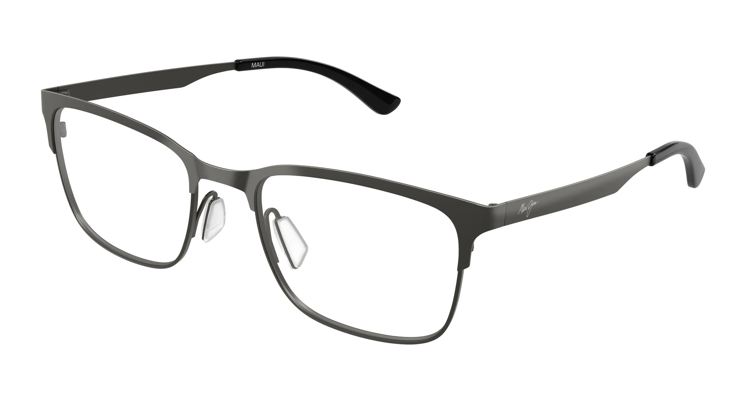 Maui Jim MJ2164O 001 Montature da vista Metallo Rutenio Trasparente Squadrata - immagine 1