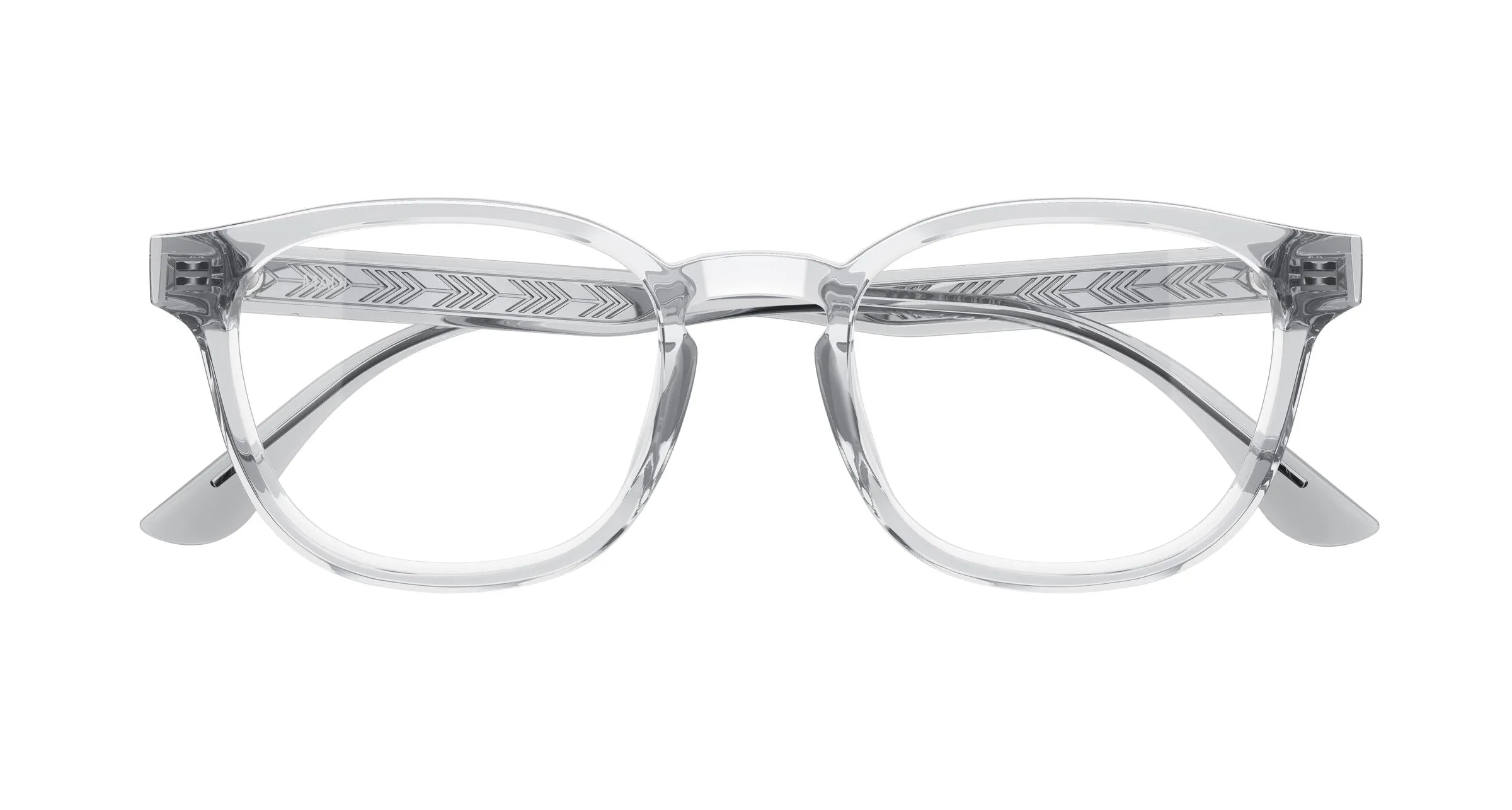 Maui Jim MJ2160O 004 Montature da vista Acetato Grigio Trasparente Rotonda - immagine 2