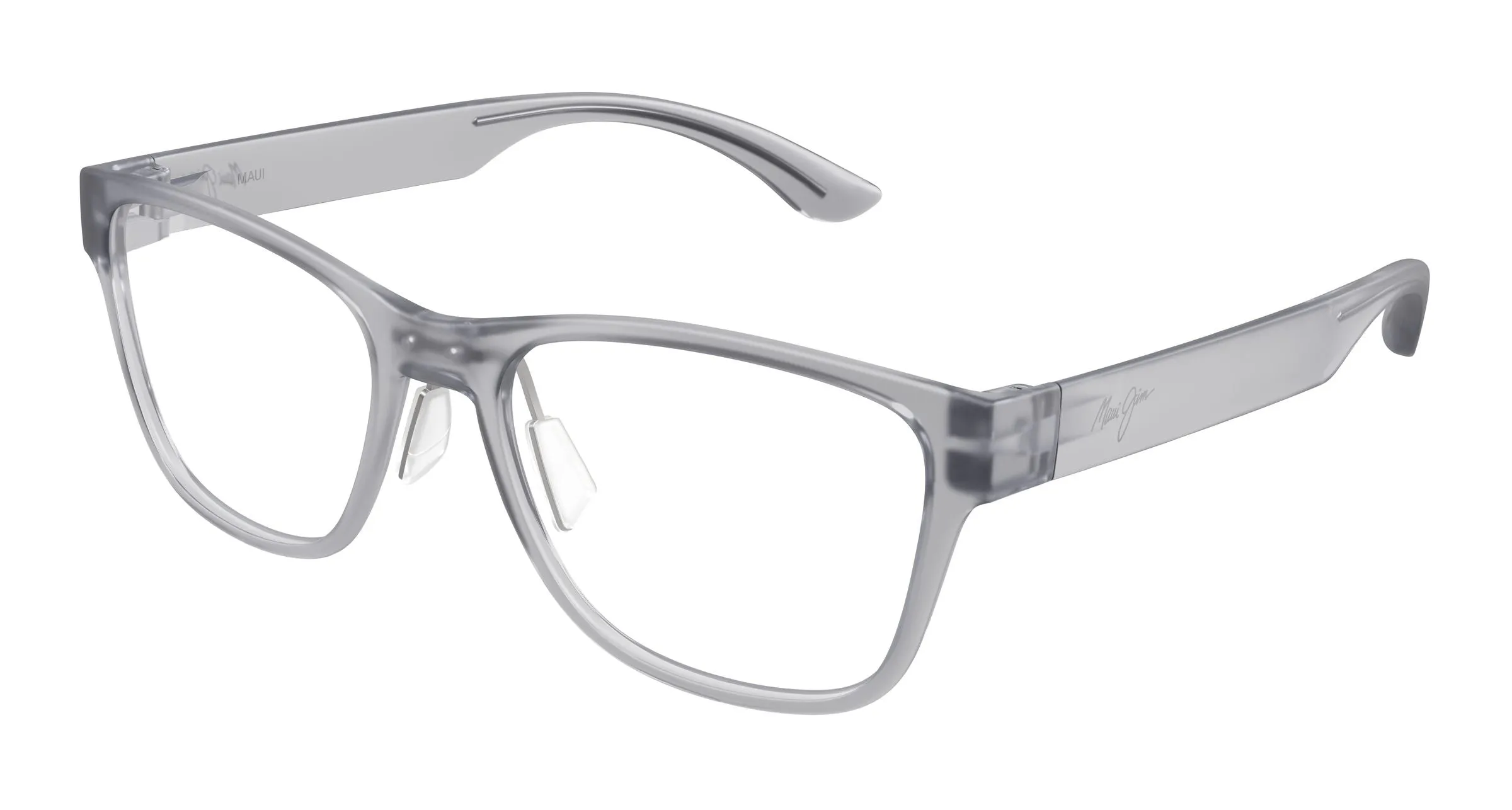 Maui Jim MJ2156O 003 Montature da vista Bio-iniettato Grigio Trasparente Squadrata - immagine 1