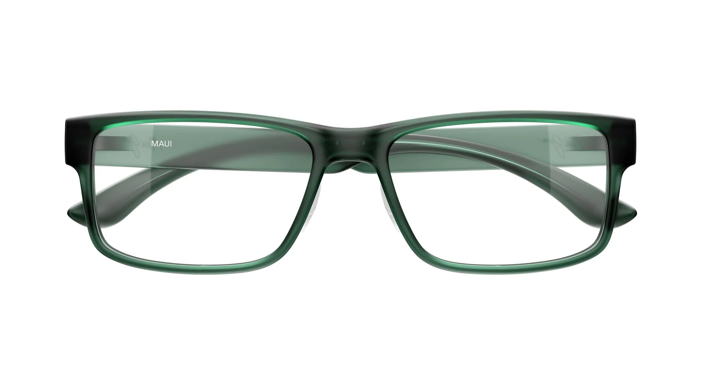 Maui Jim MJ2155O 004 Montature da vista Bio-iniettato Verde Trasparente Squadrata - immagine 2