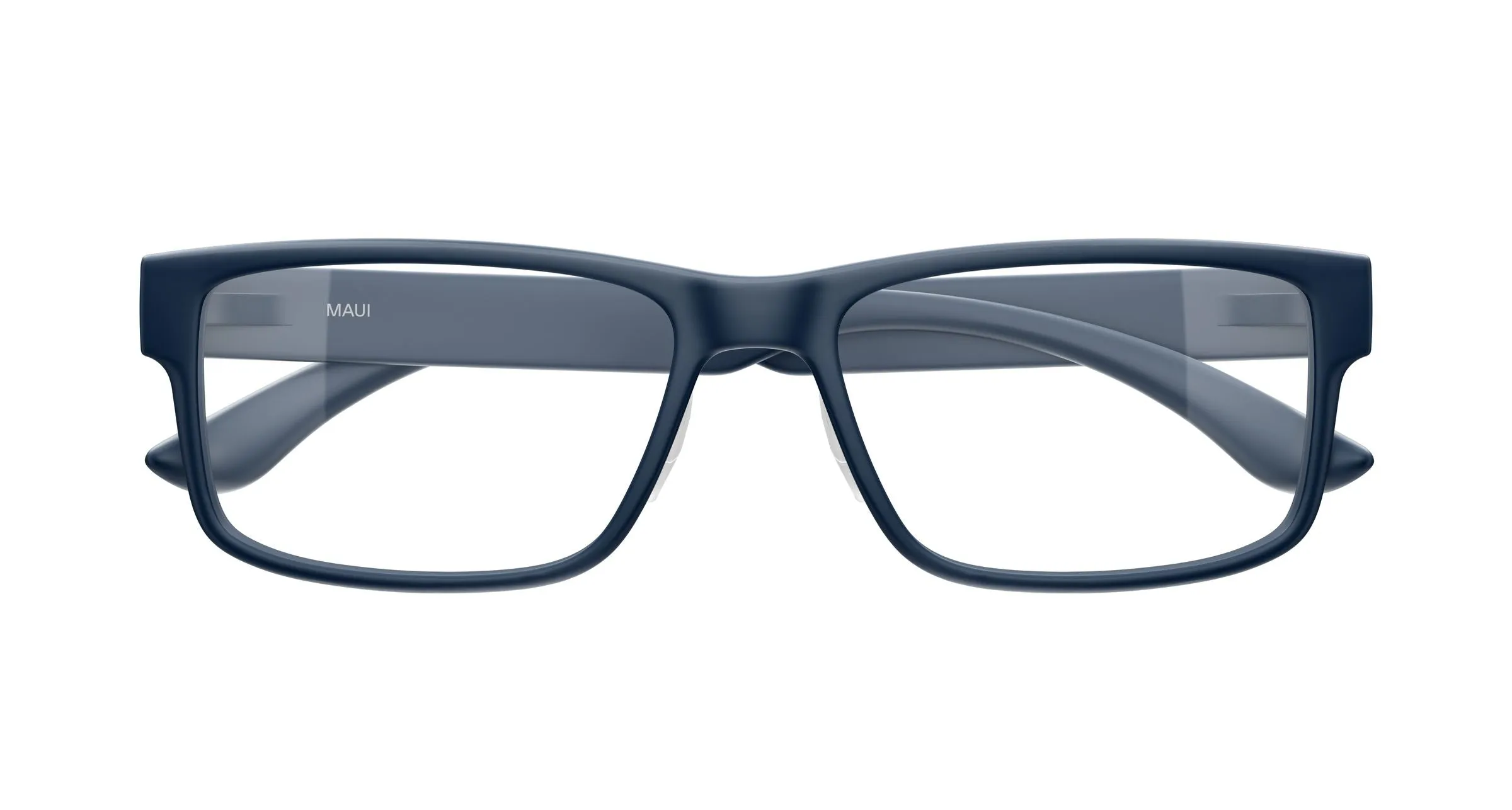 Maui Jim MJ2155O 003 Montature da vista Bio-iniettato Blu Trasparente Squadrata - immagine 2
