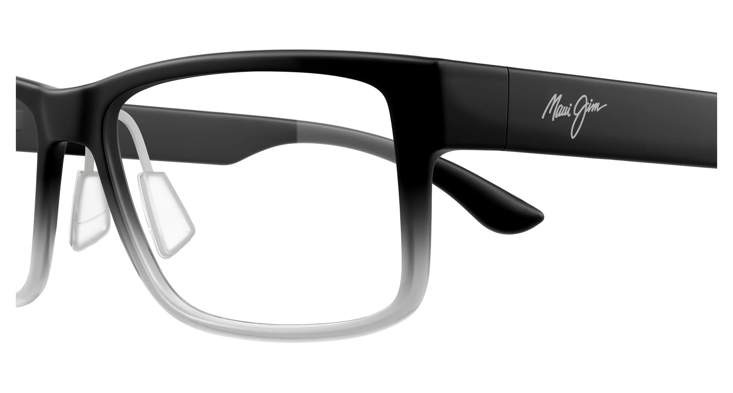 Maui Jim MJ2154O 002 Montature da vista Bio-iniettato Nero Trasparente Squadrata - immagine 3