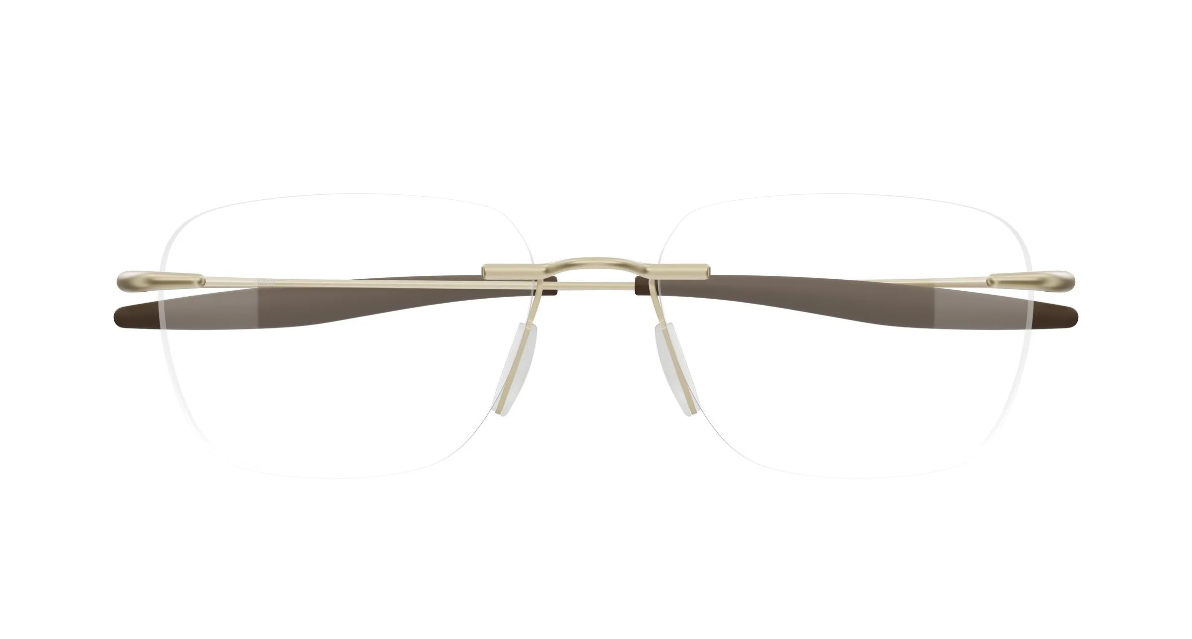Maui Jim MJ2153O 002 Montature da vista Titanio Oro Trasparente Squadrata - immagine 2