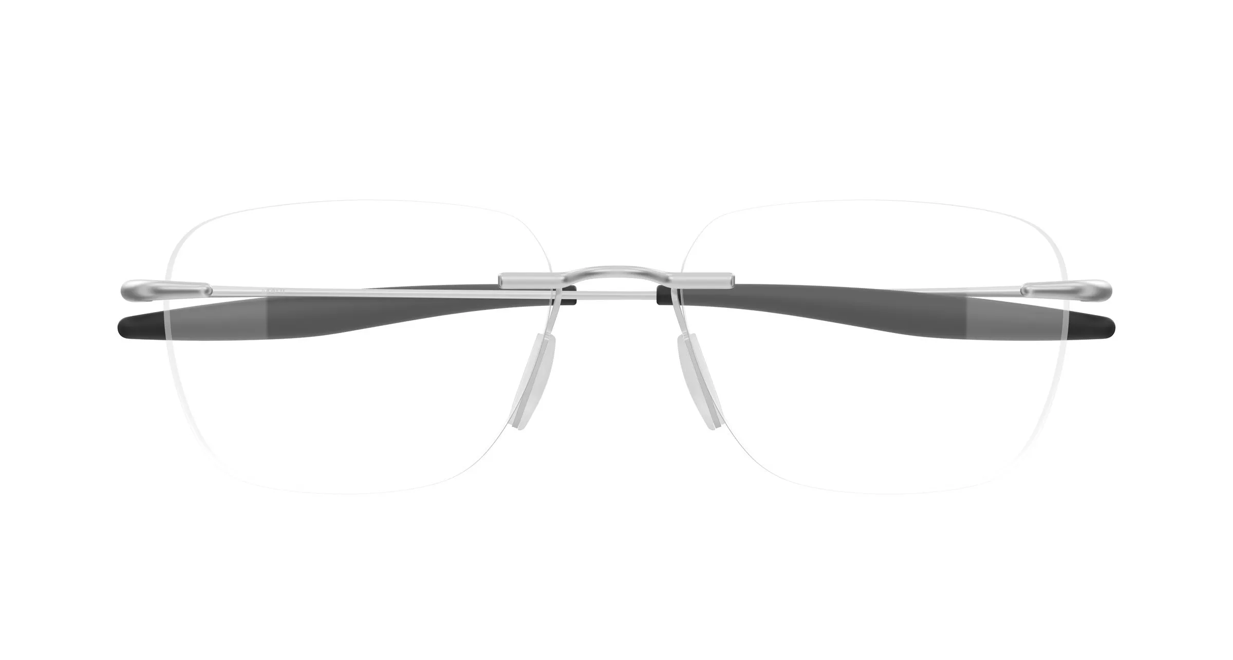 Maui Jim MJ2153O 001 Montature da vista Titanio Argento Trasparente Squadrata - immagine 2
