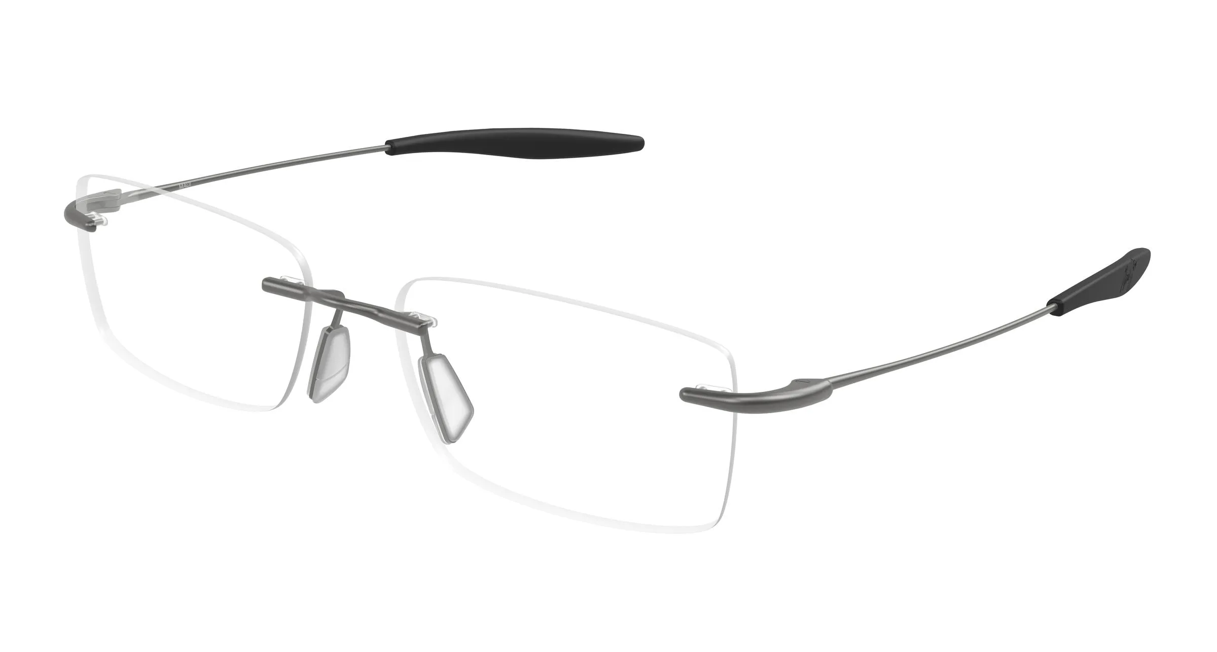 Maui Jim MJ2152O 004 Montature da vista Titanio Rutenio Trasparente Squadrata - immagine 1