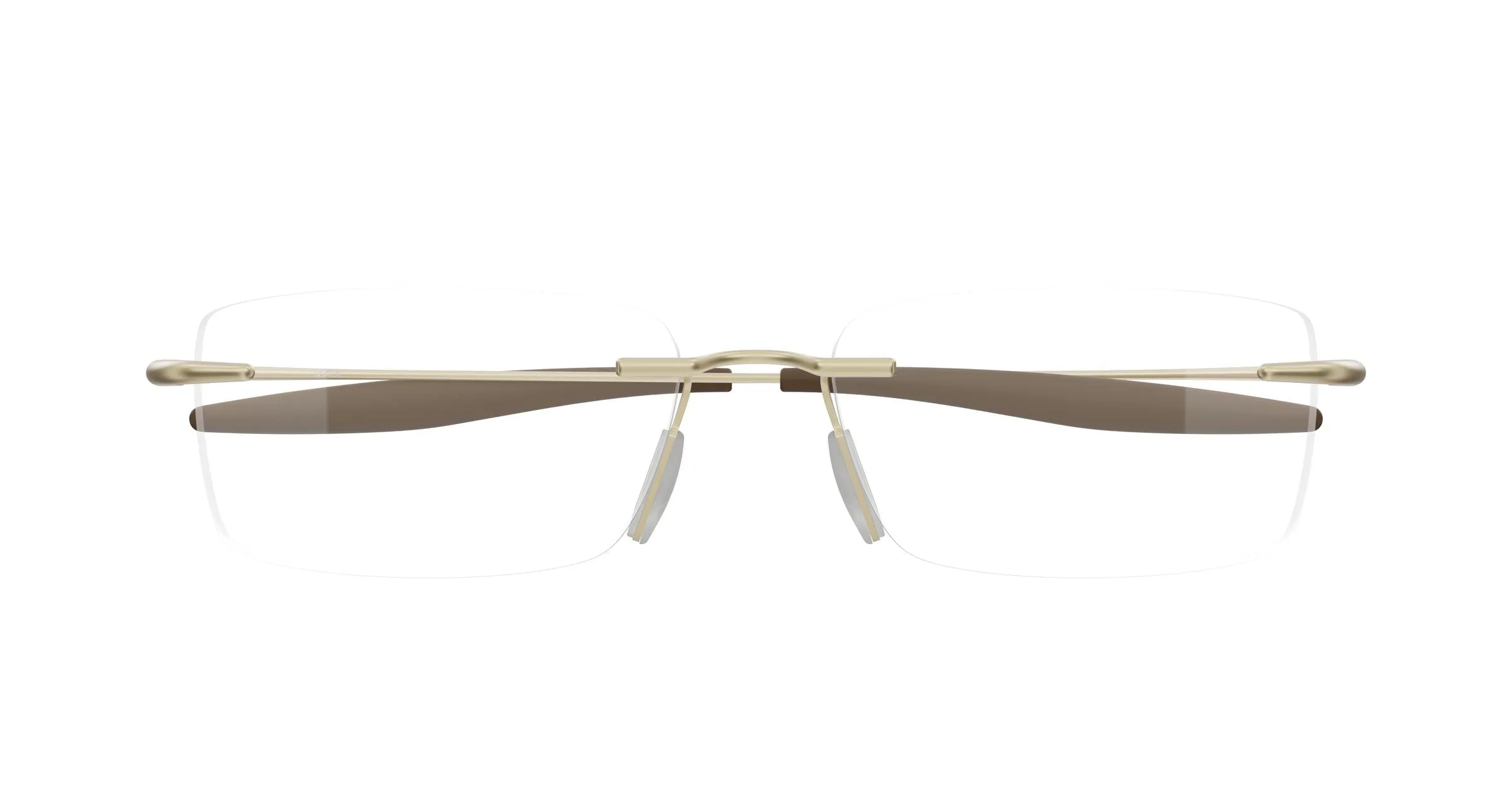 Maui Jim MJ2152O 002 Montature da vista Titanio Oro Trasparente Squadrata - immagine 2