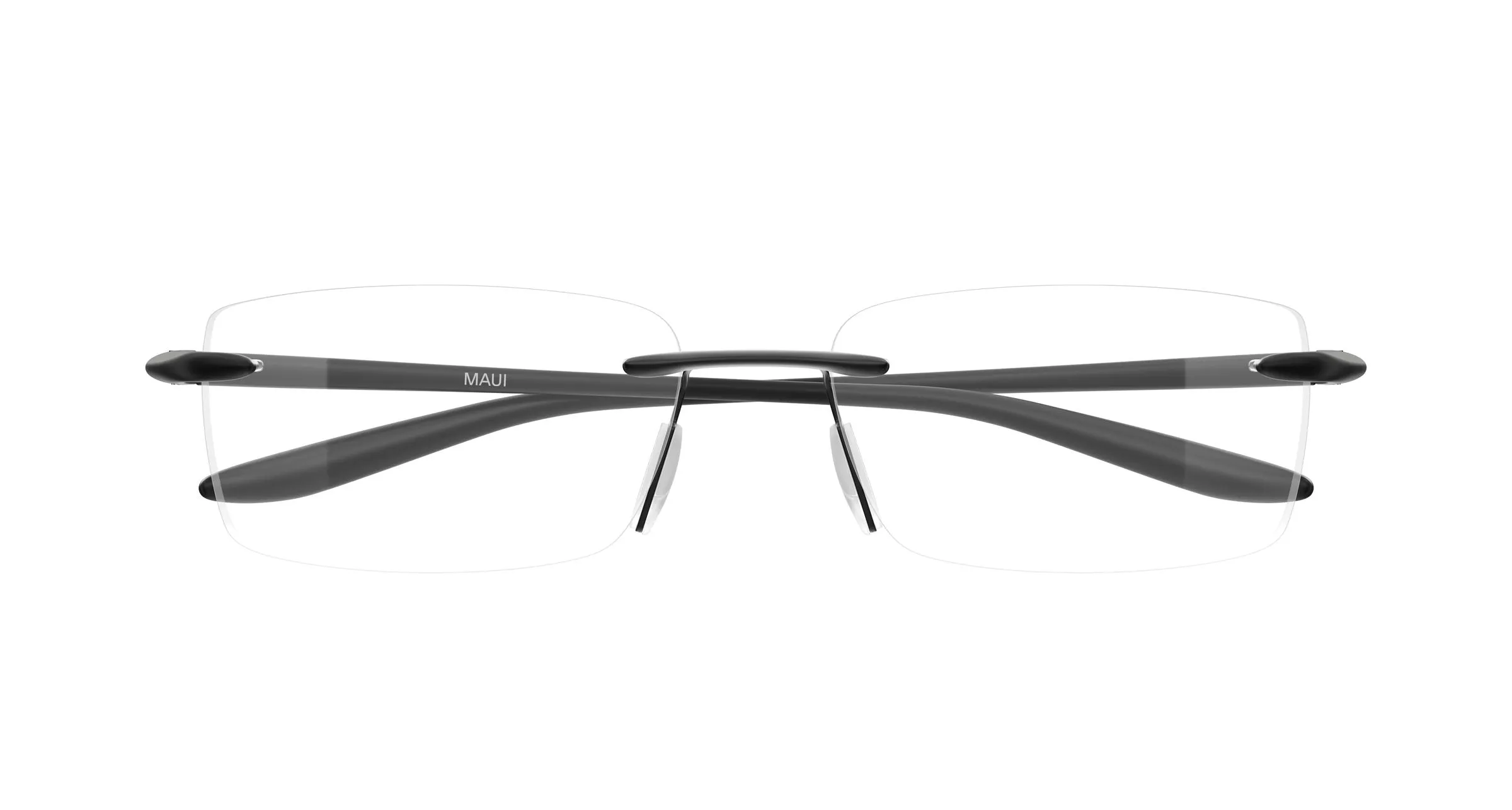 Maui Jim MJ2150O 002 Montature da vista Metallo Nero Trasparente Squadrata - immagine 2