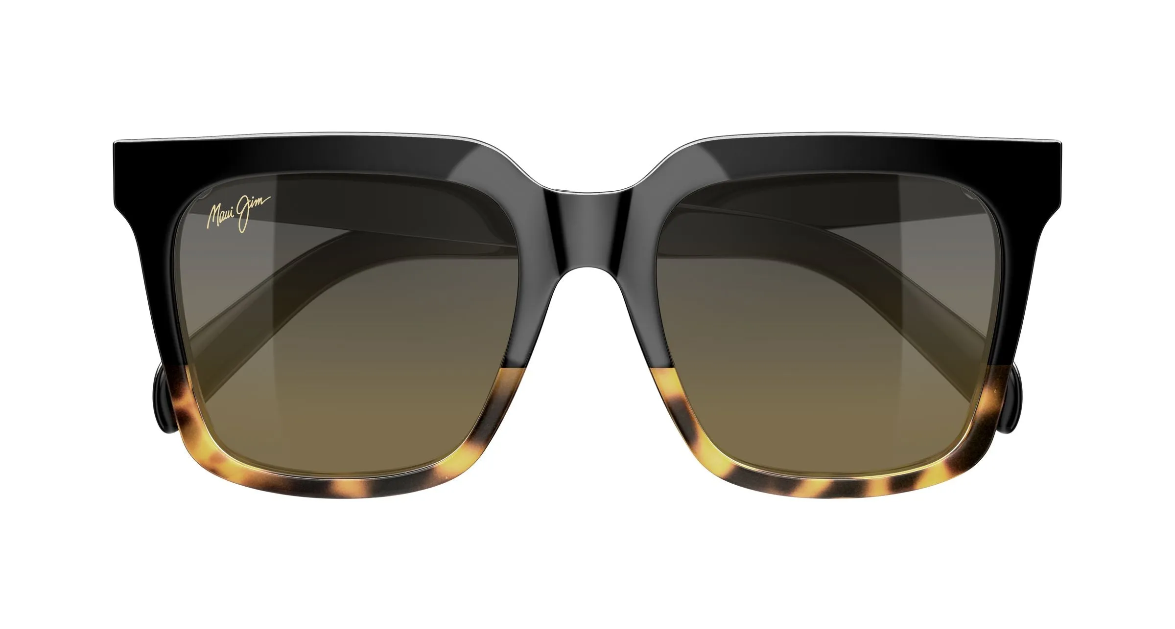 Maui Jim MJ0898S 003 Occhiali da sole Acetato Nero Bronzo Squadrata - immagine 2
