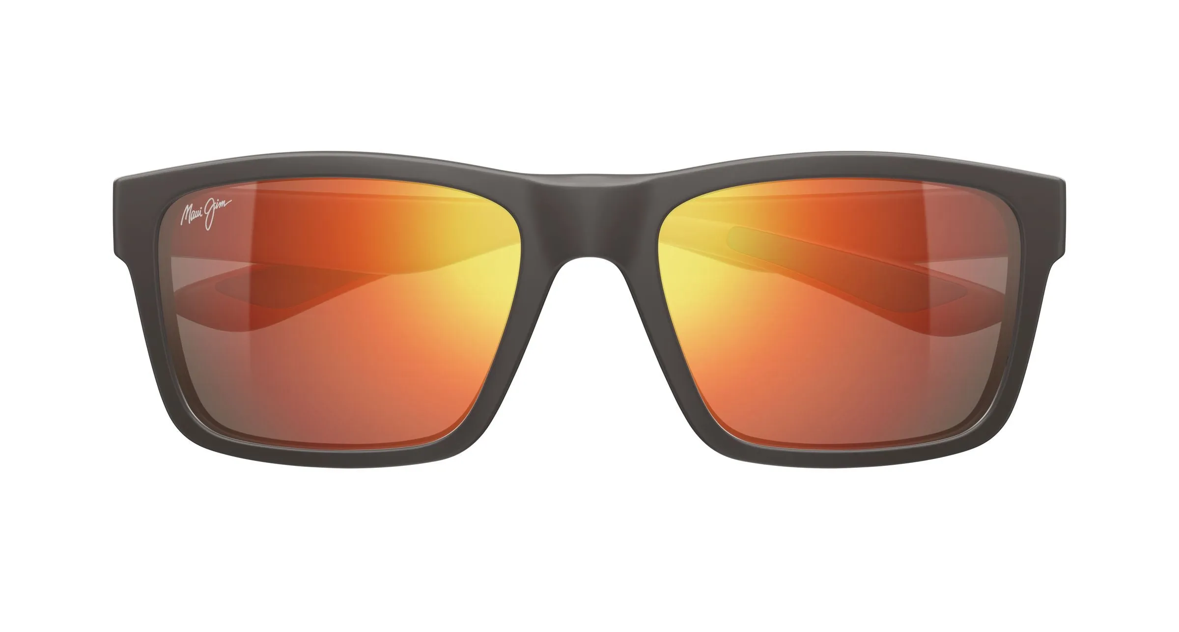 Maui Jim MJ0897S 005 Occhiali da sole Iniettato Grigio Rosso Squadrata - immagine 2