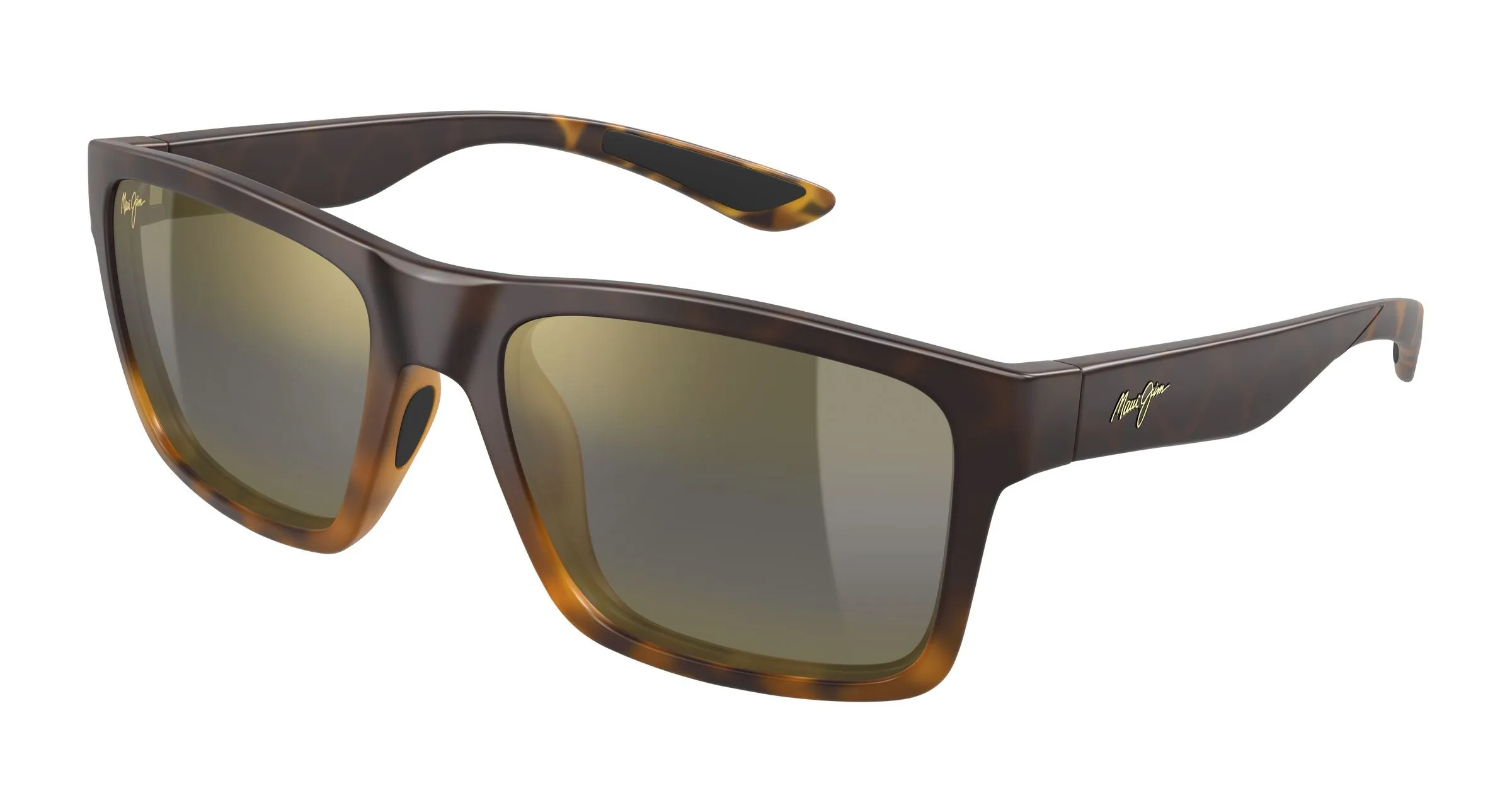 Maui Jim MJ0897S 004 Occhiali da sole Iniettato Havana Bronzo Squadrata - immagine 1