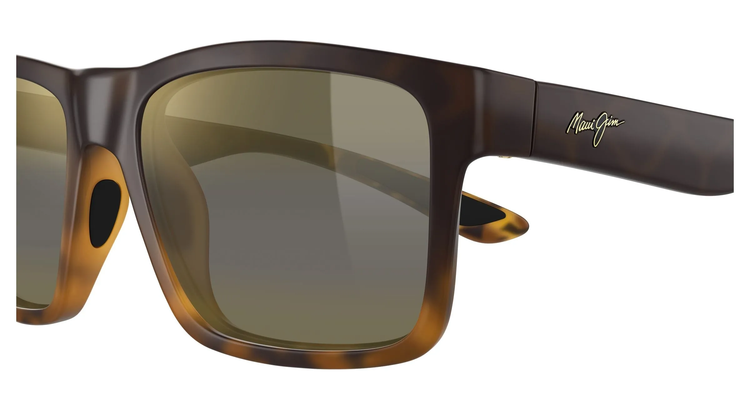 Maui Jim MJ0897S 004 Occhiali da sole Iniettato Havana Bronzo Squadrata - immagine 3