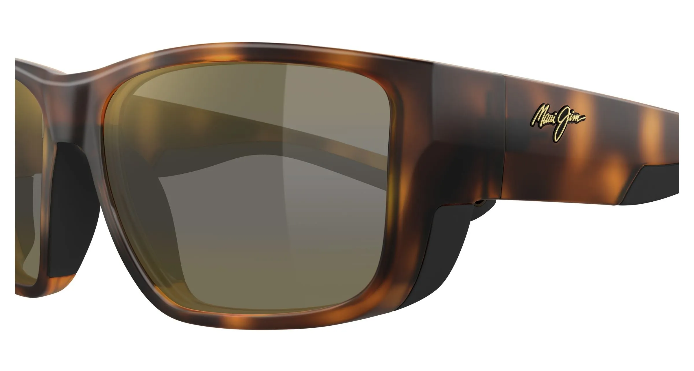 Maui Jim MJ0896S 003 Occhiali da sole Iniettato Havana Bronzo Squadrata - immagine 3