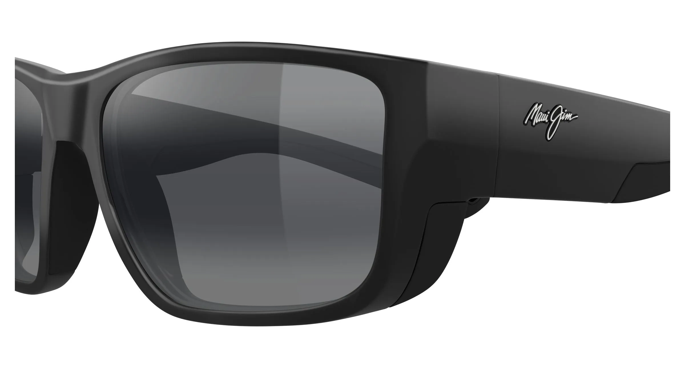 Maui Jim MJ0896S 001 Occhiali da sole Iniettato Nero Grigio Squadrata - immagine 3