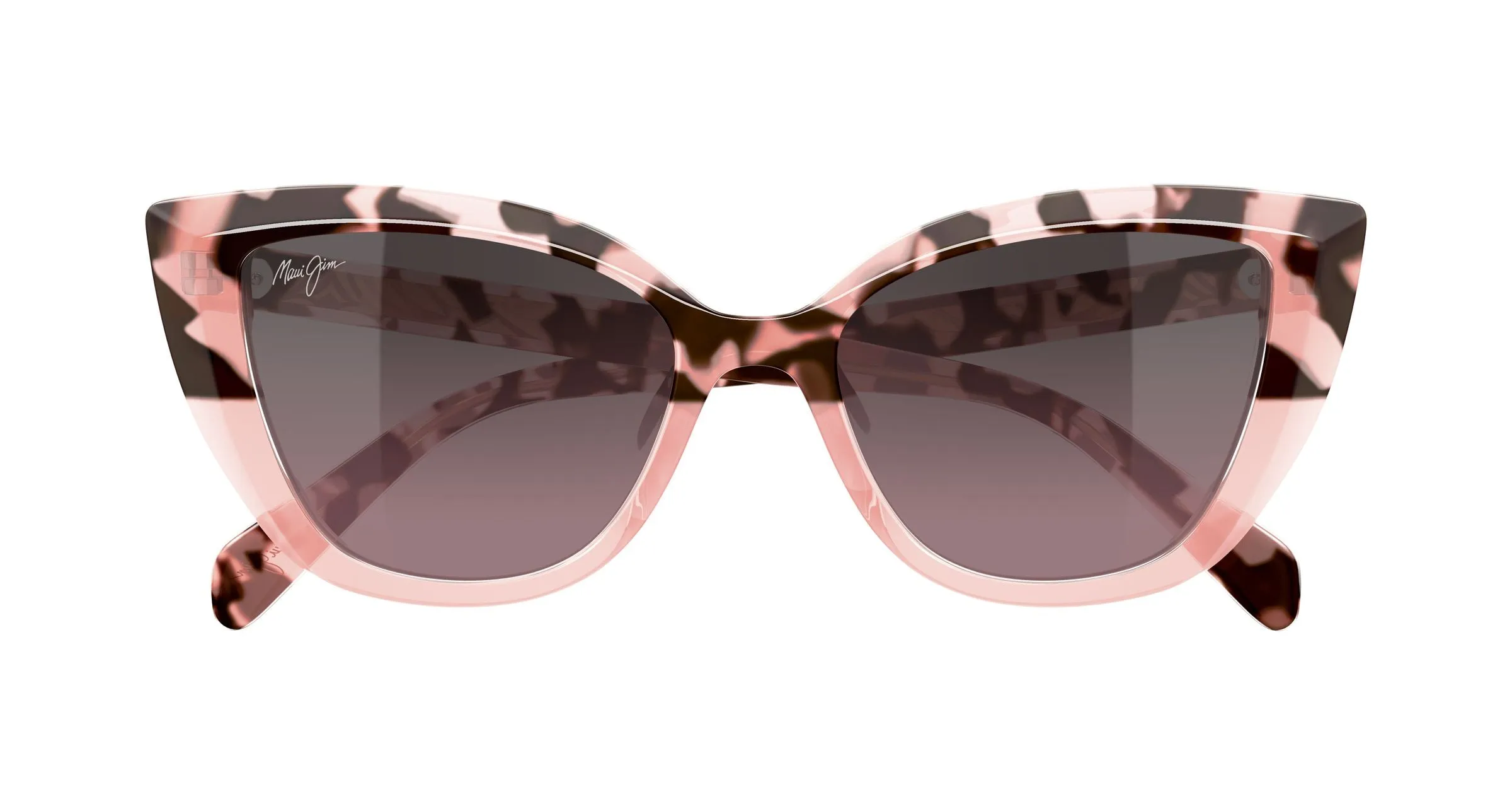 Maui Jim MJ0892S 003 Occhiali da sole Acetato Havana Rosa Cat Eye - immagine 2