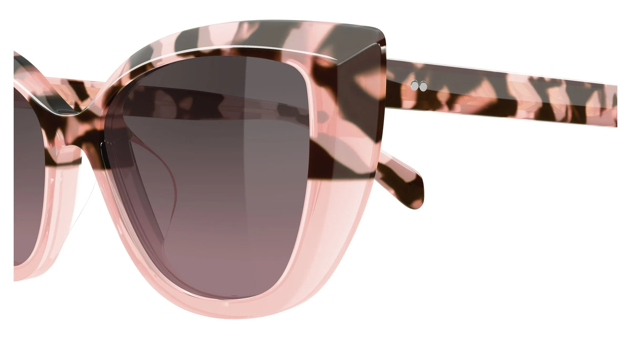 Maui Jim MJ0892S 003 Occhiali da sole Acetato Havana Rosa Cat Eye - immagine 3