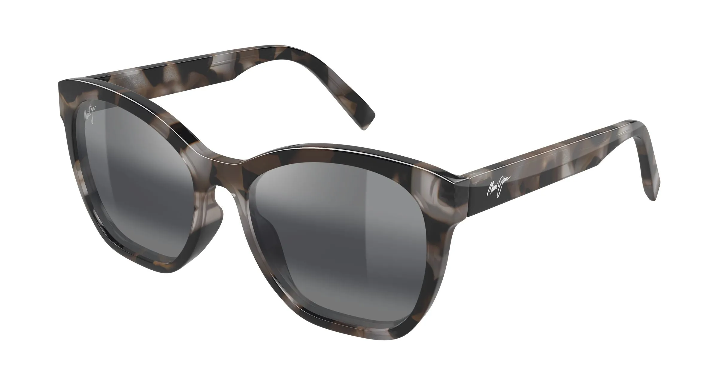 Maui Jim MJ0878S 003 Occhiali da sole Acetato Havana Grigio Cat Eye - immagine 1