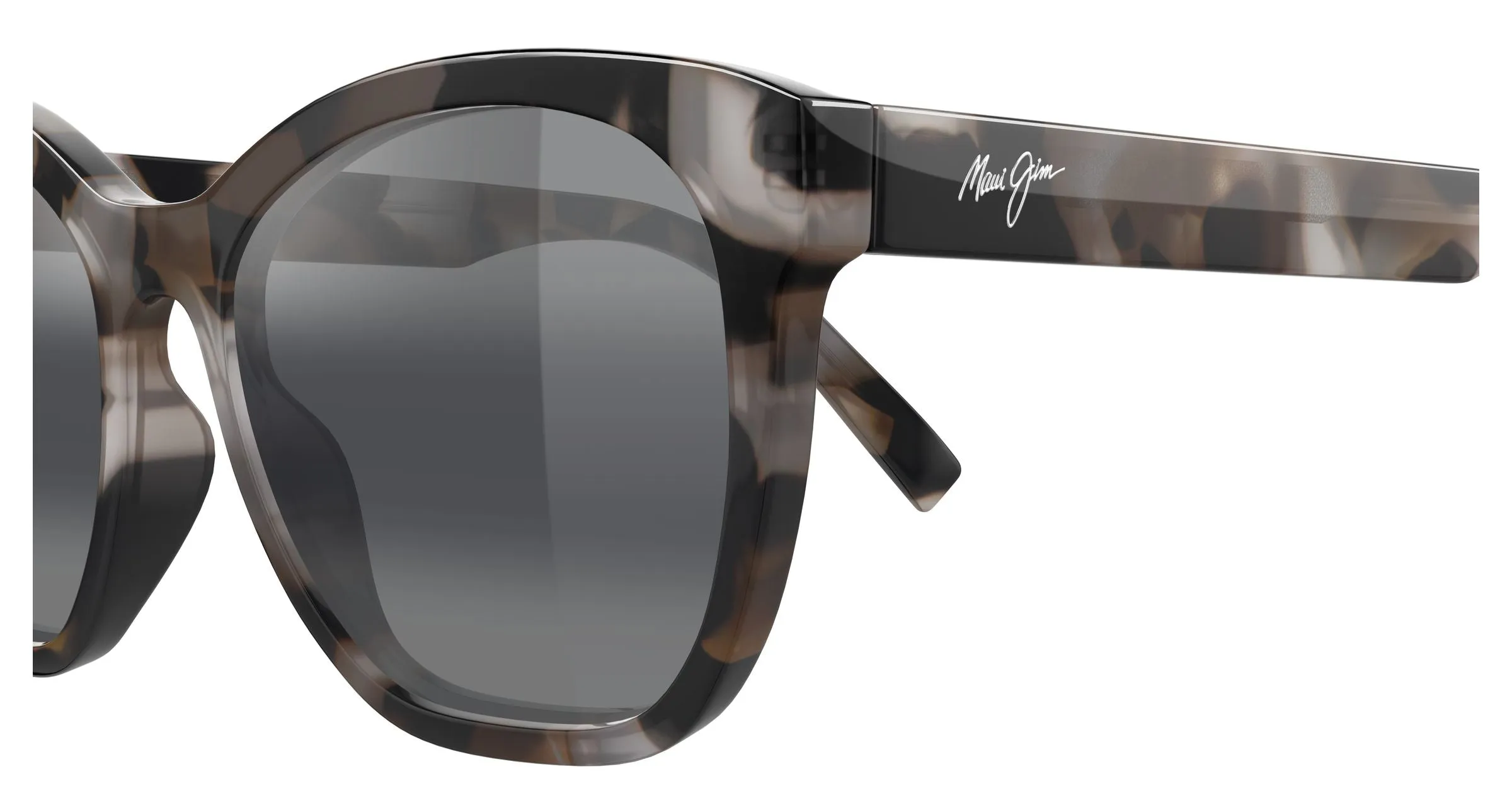 Maui Jim MJ0878S 003 Occhiali da sole Acetato Havana Grigio Cat Eye - immagine 3