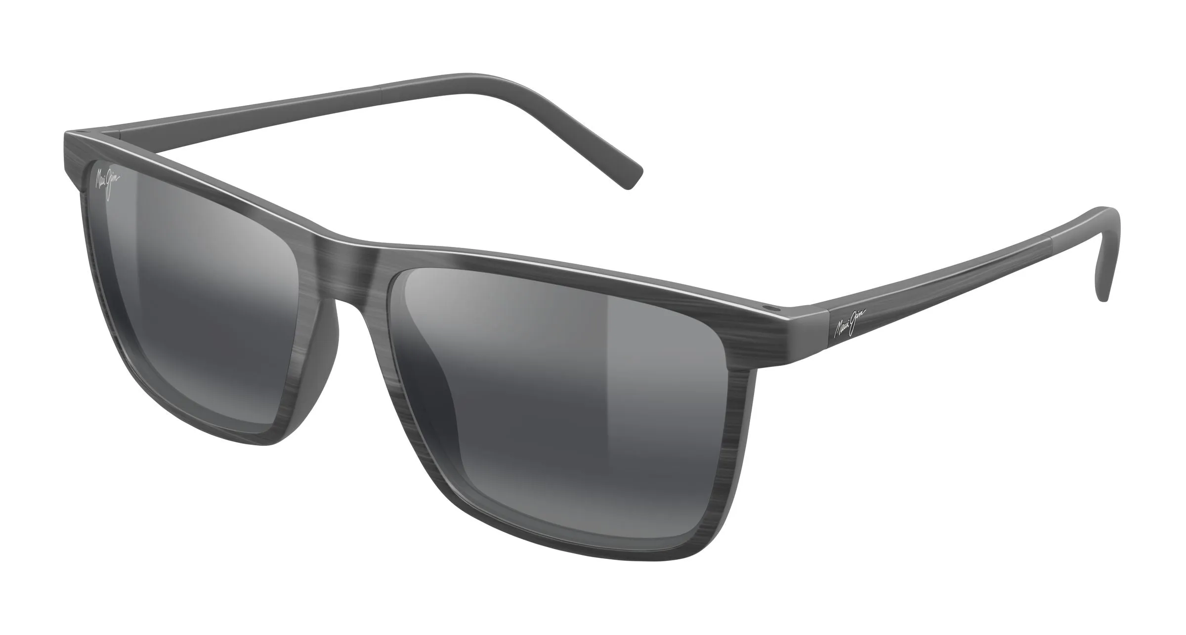 Maui Jim MJ0875S 001 Occhiali da sole Iniettato Havana Grigio Squadrata - immagine 1