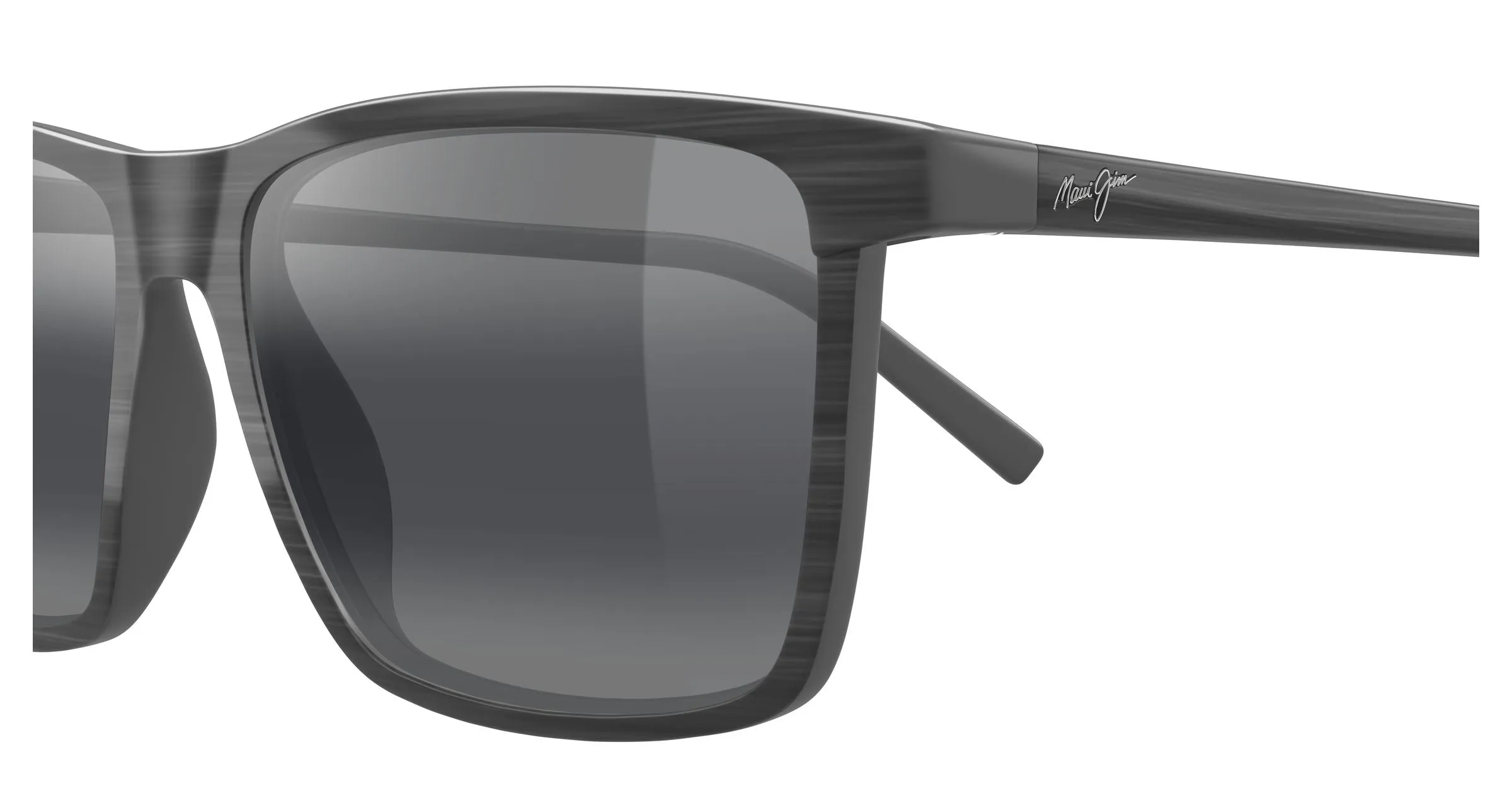 Maui Jim MJ0875S 001 Occhiali da sole Iniettato Havana Grigio Squadrata - immagine 3