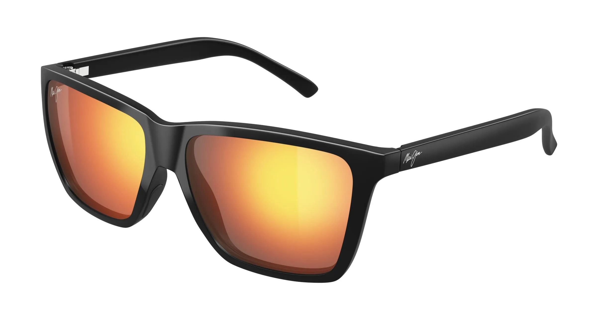 Maui Jim MJ0864S 003 Occhiali da sole Iniettato Nero Rosso Squadrata - immagine 1