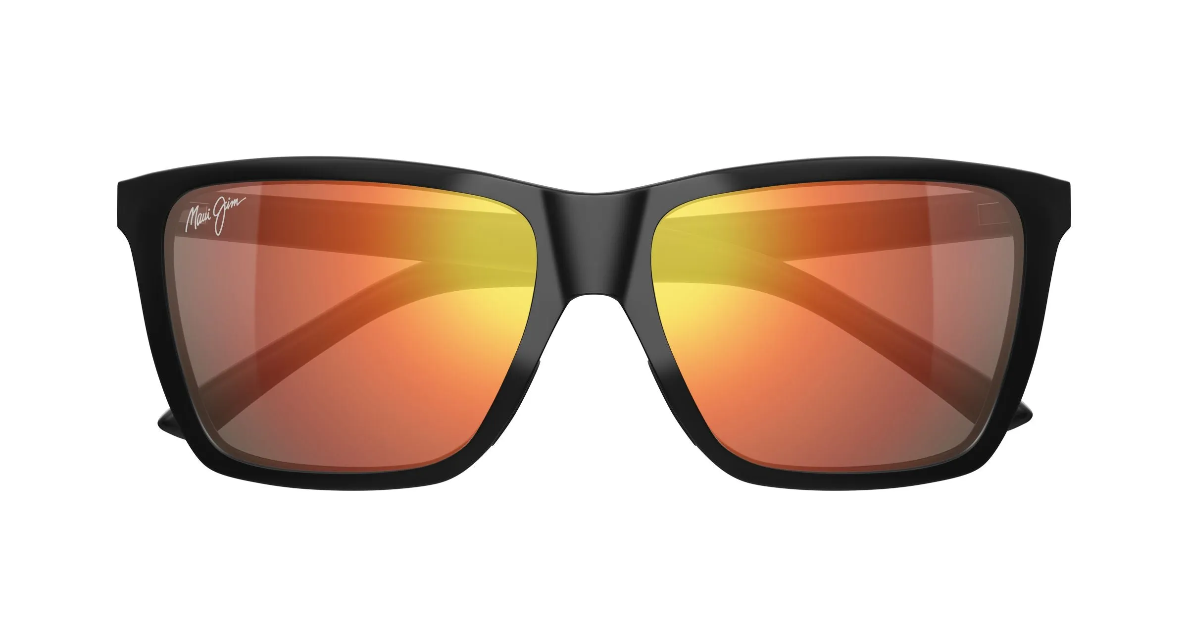 Maui Jim MJ0864S 003 Occhiali da sole Iniettato Nero Rosso Squadrata - immagine 2