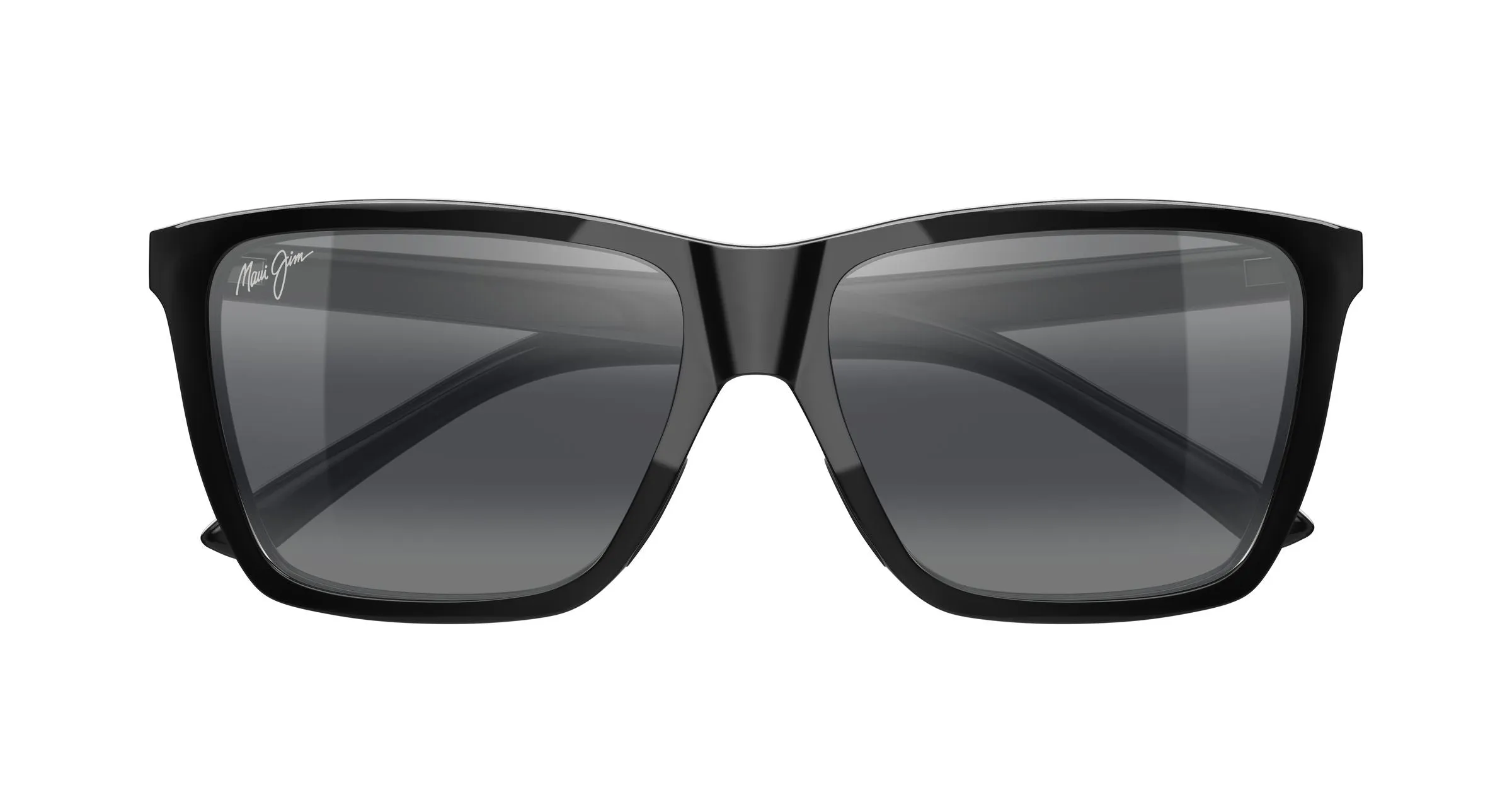 Maui Jim MJ0864S 001 Occhiali da sole Iniettato Nero Grigio Squadrata - immagine 2