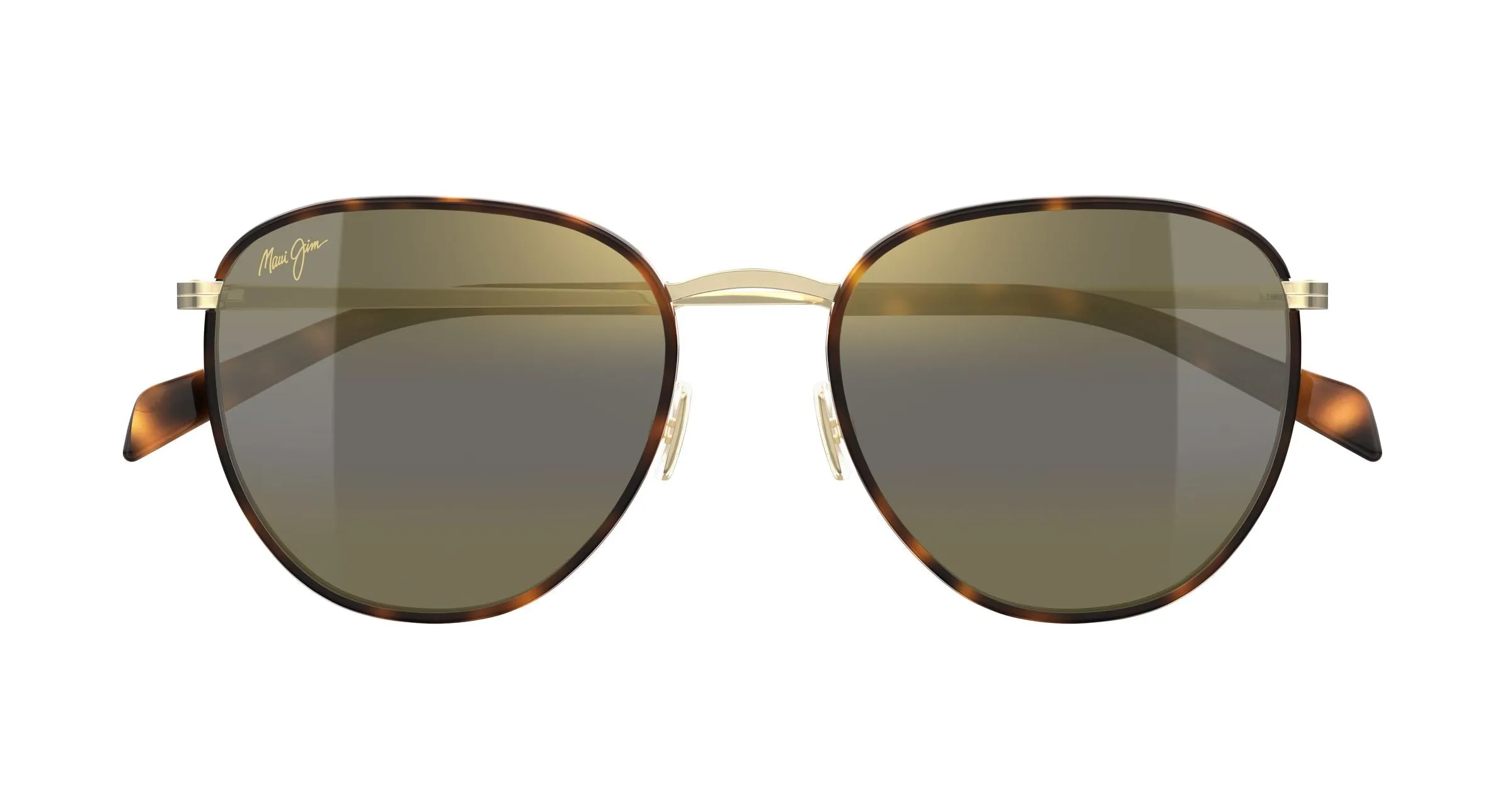 Maui Jim MJ0854S 001 Occhiali da sole Acetato Havana Bronzo Rotonda - immagine 2