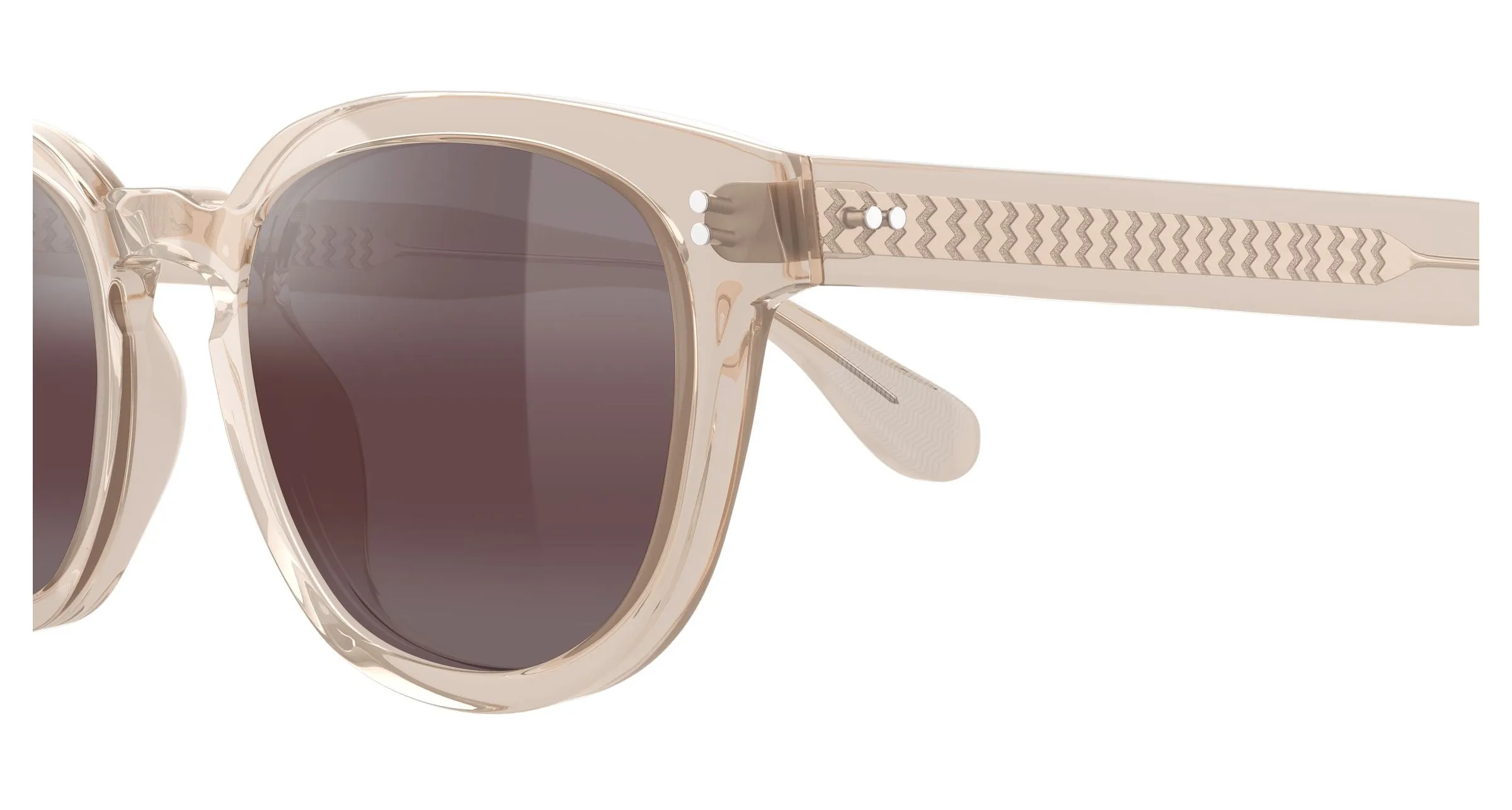 Maui Jim MJ0842S 004 Occhiali da sole Acetato Rosa Rosa Rotonda - immagine 3