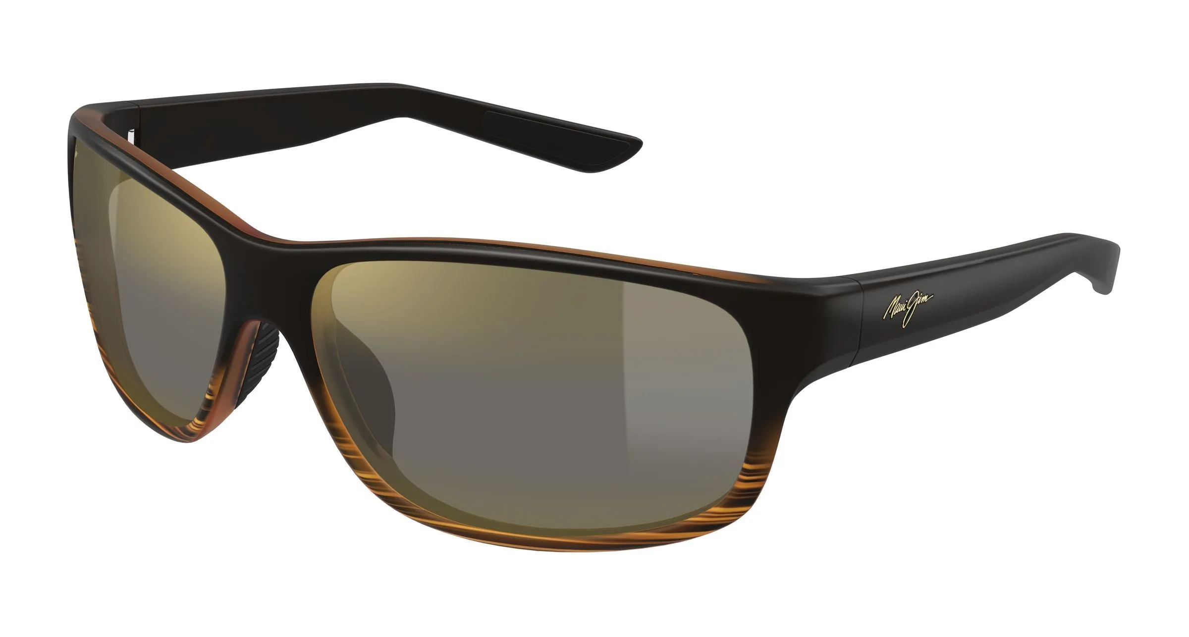 Maui Jim MJ0840S 004 Occhiali da sole Iniettato Marrone Bronzo Squadrata - immagine 1