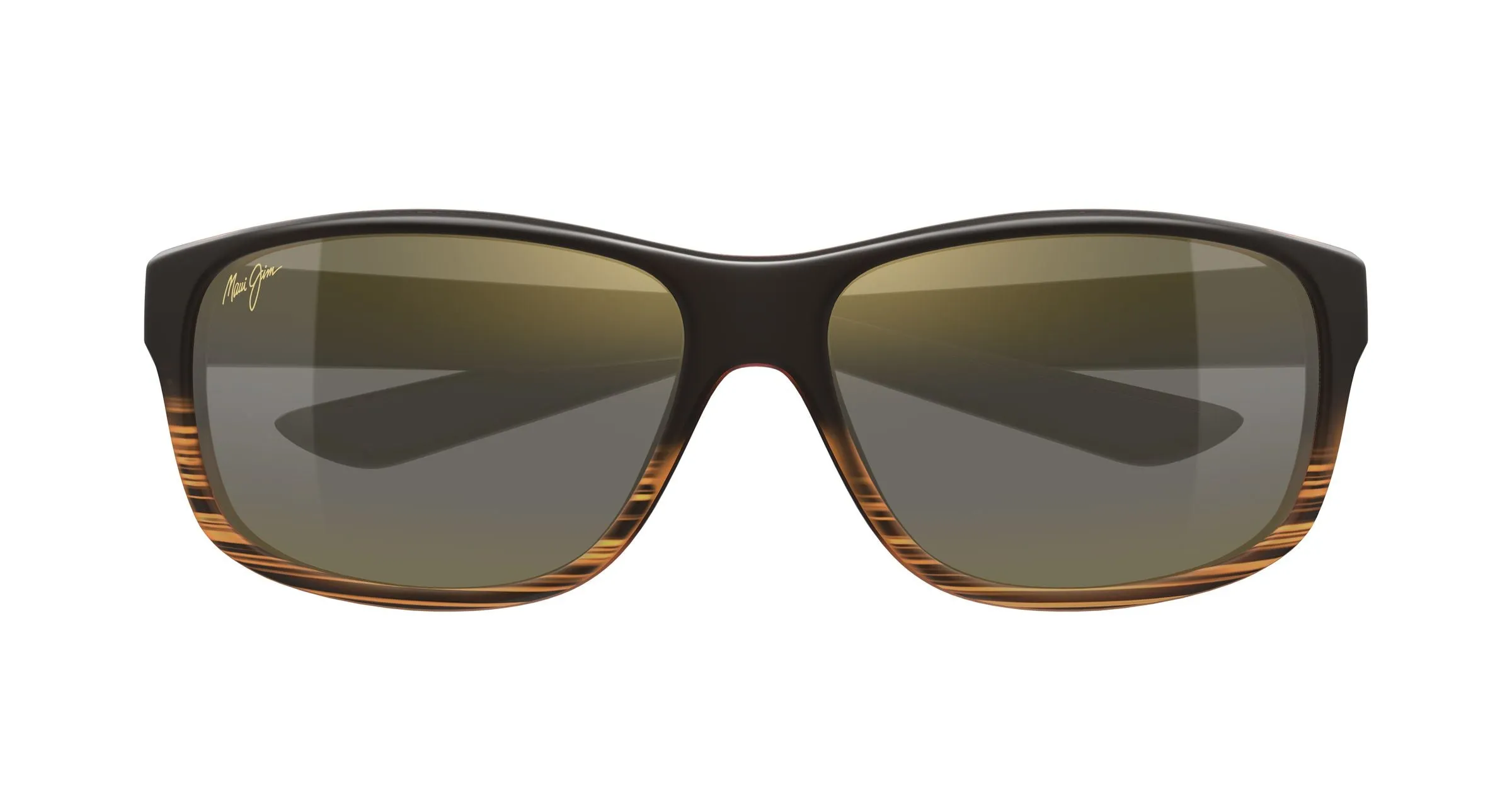 Maui Jim MJ0840S 004 Occhiali da sole Iniettato Marrone Bronzo Squadrata - immagine 2