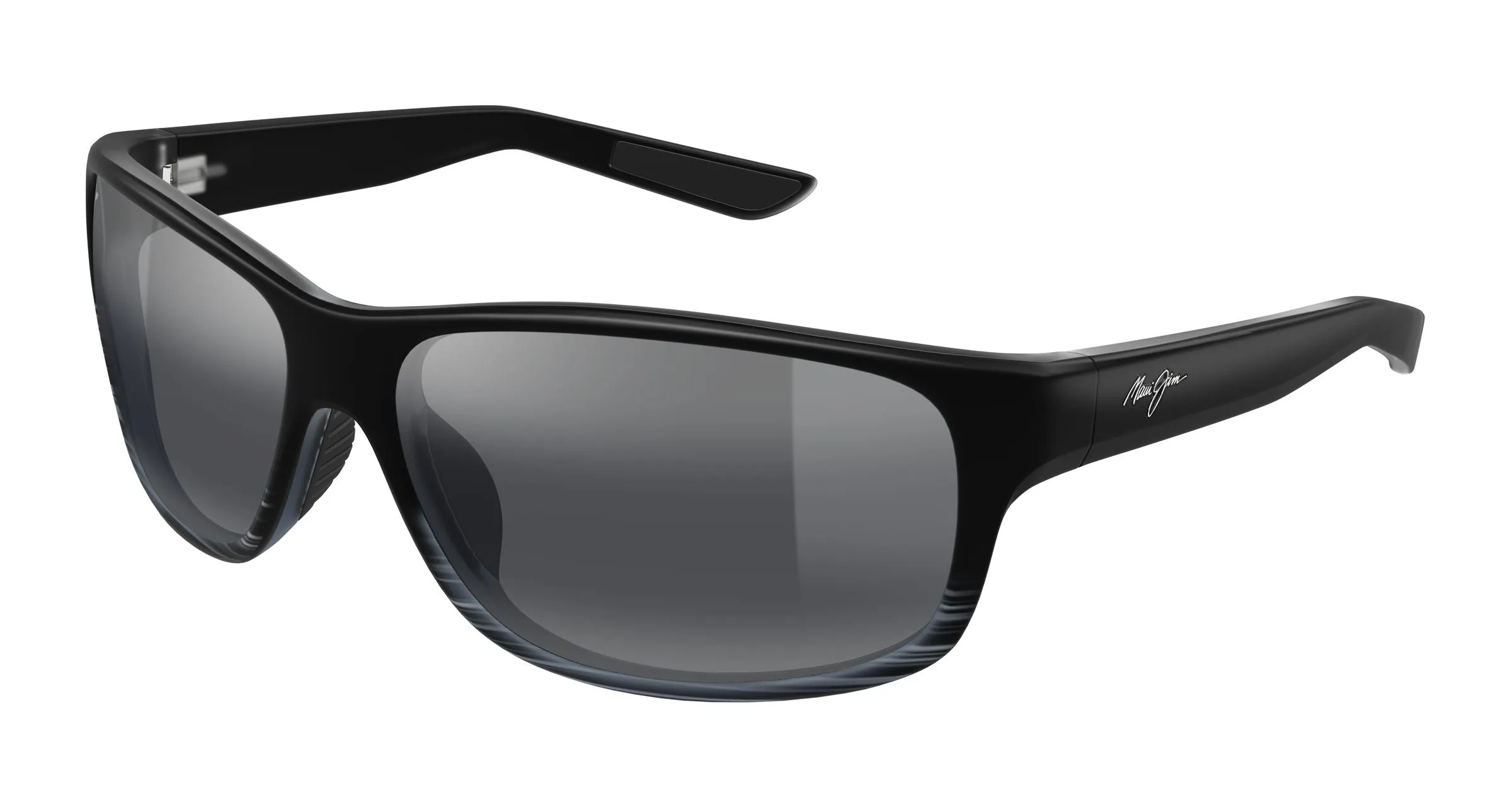 Maui Jim MJ0840S 001 Occhiali da sole Iniettato Nero Grigio Squadrata - immagine 1