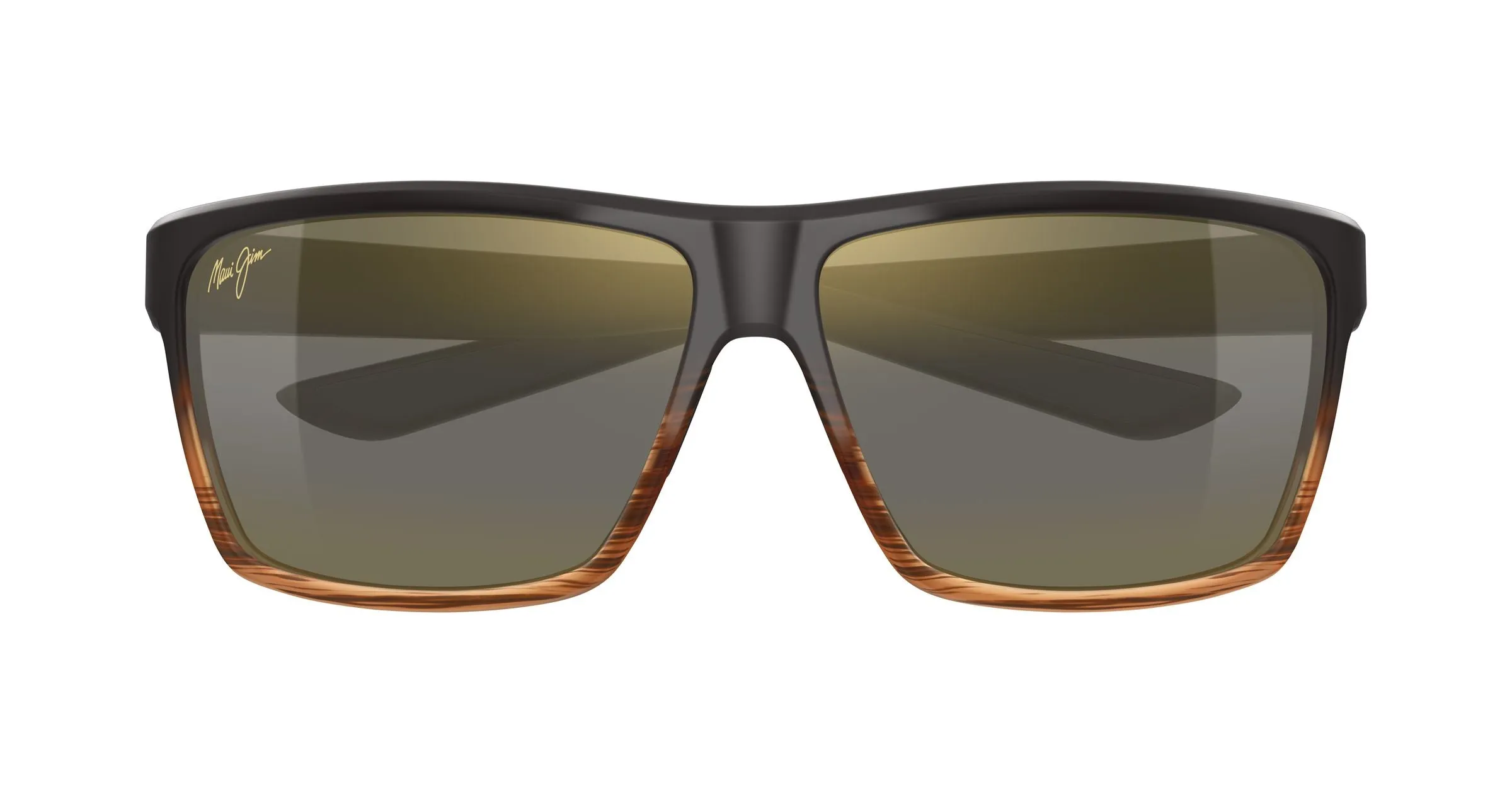Maui Jim MJ0839S 004 Occhiali da sole Iniettato Marrone Bronzo Squadrata - immagine 2