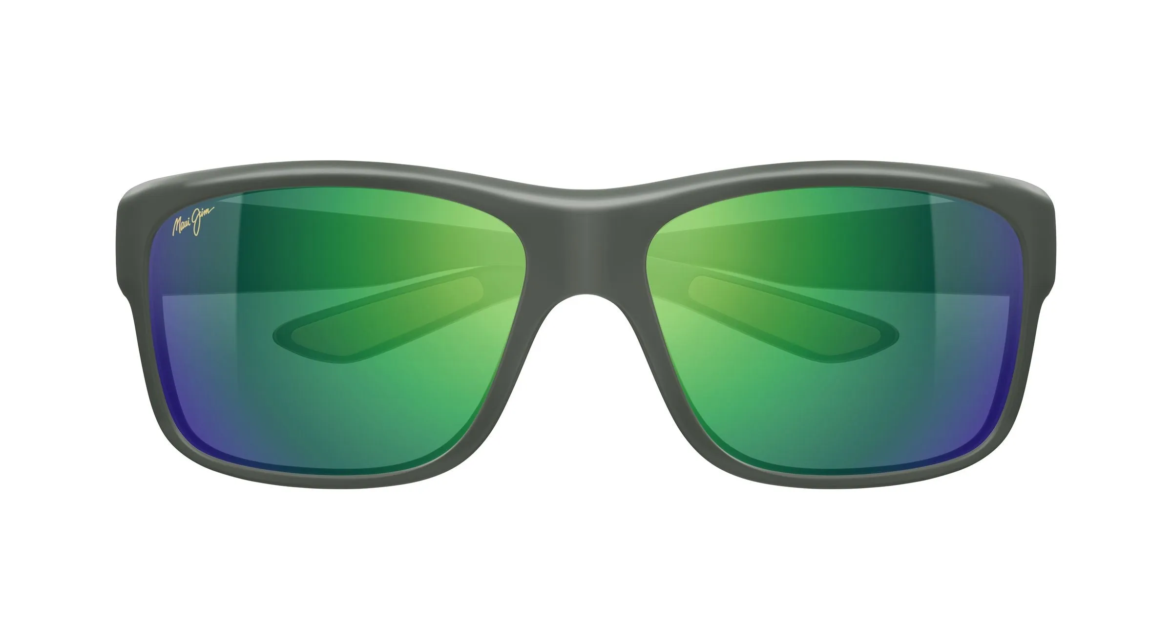 Maui Jim MJ0815S 002 Occhiali da sole Iniettato Verde Verde Squadrata - immagine 2